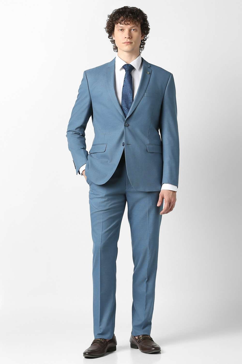 Textured-Blended-Fabric-Slim-Fit-Men-s-Suit