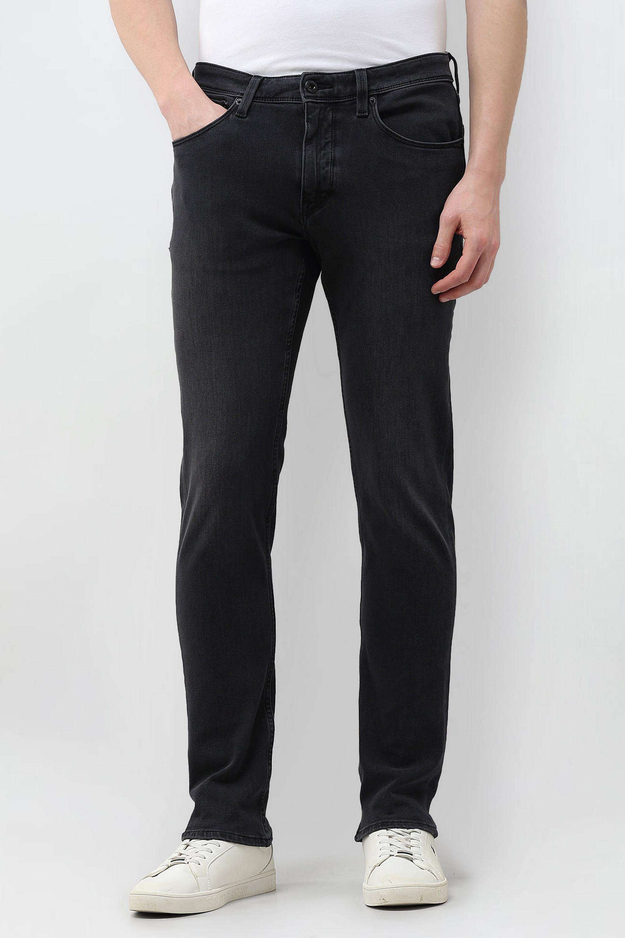 Solid-Cotton-Tapered-Fit-Men-s-Jeans