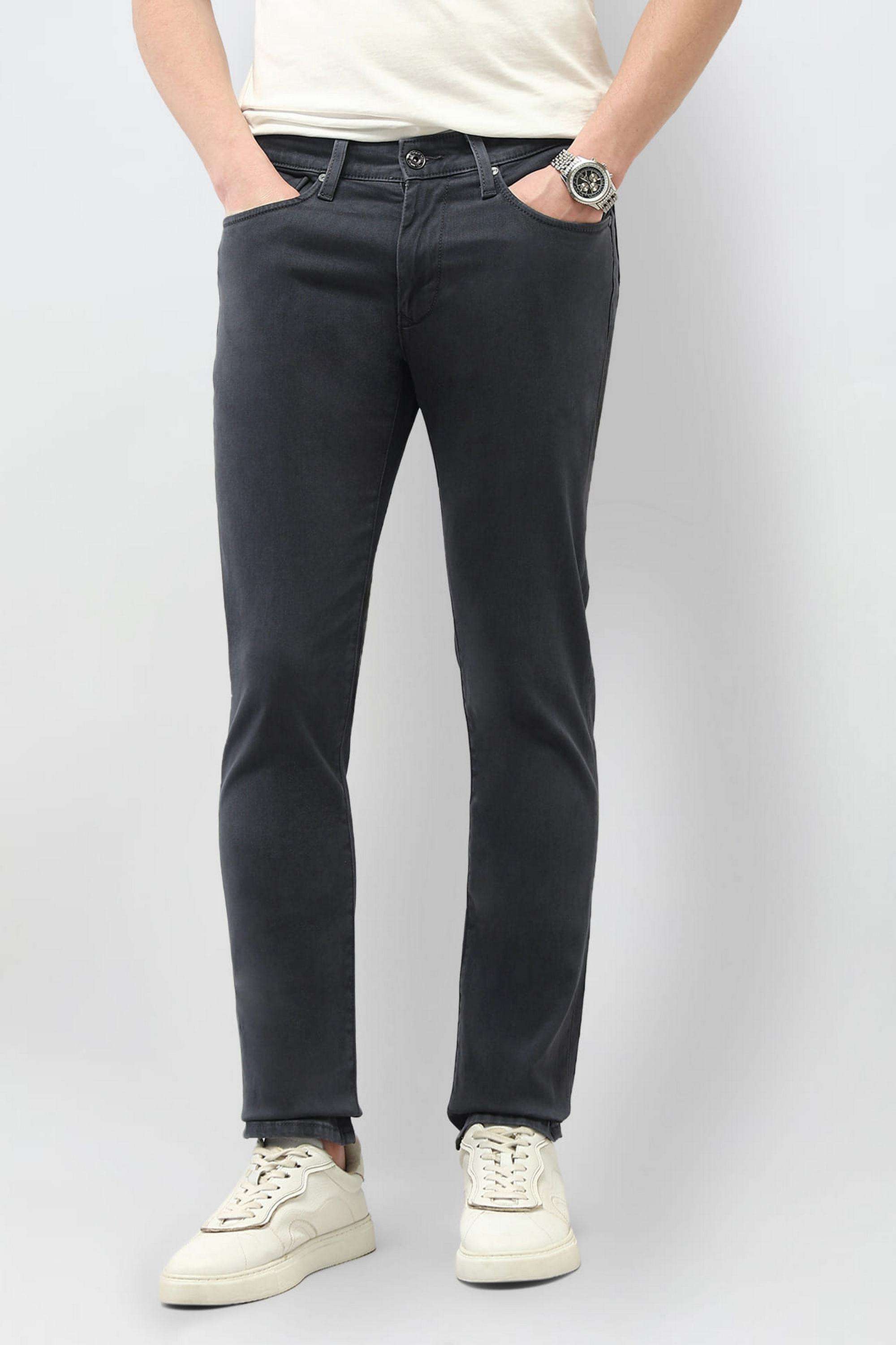 Solid-Cotton-Tapered-Fit-Men-s-Jeans