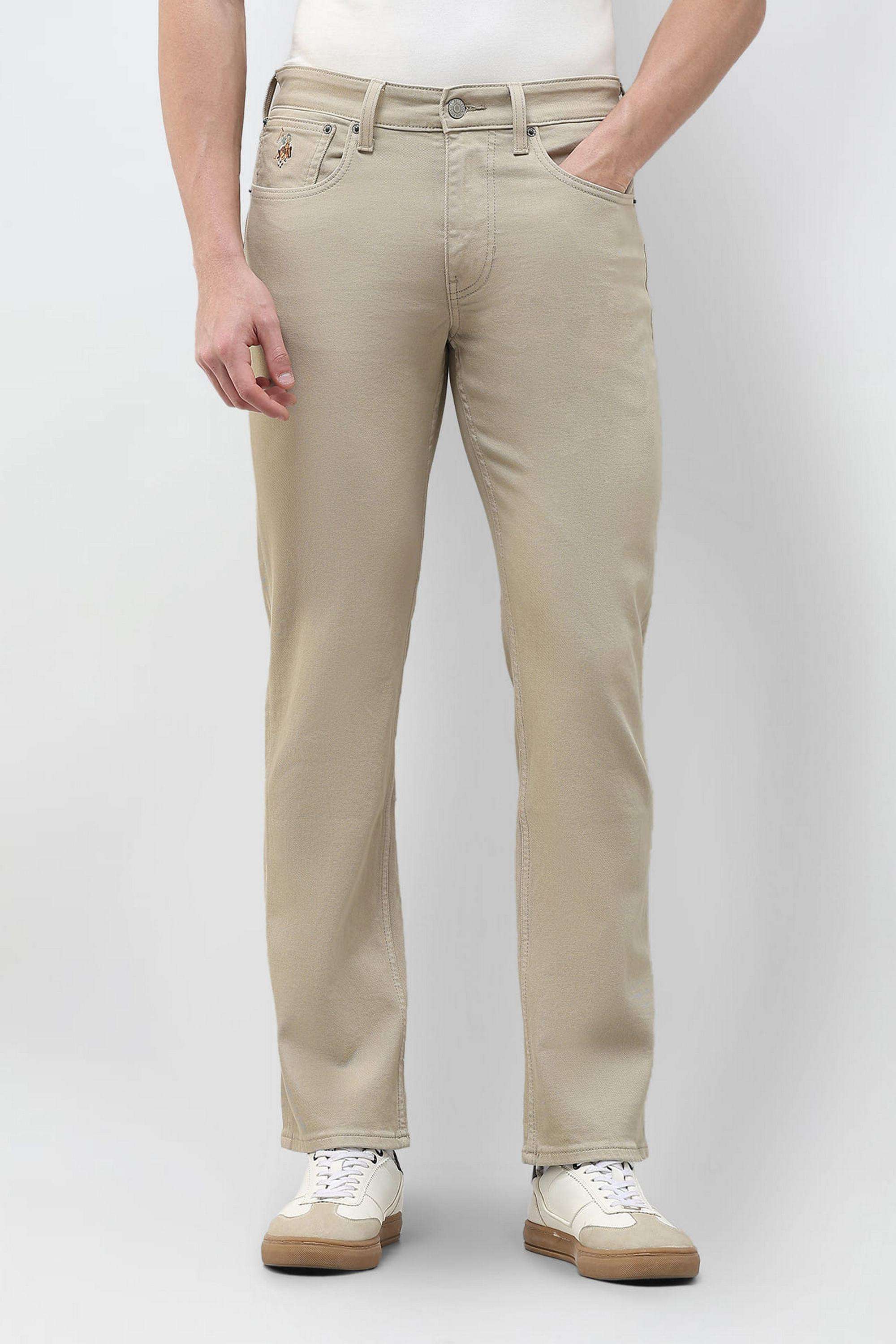 Solid-Cotton-Straight-Fit-Men-s-Jeans