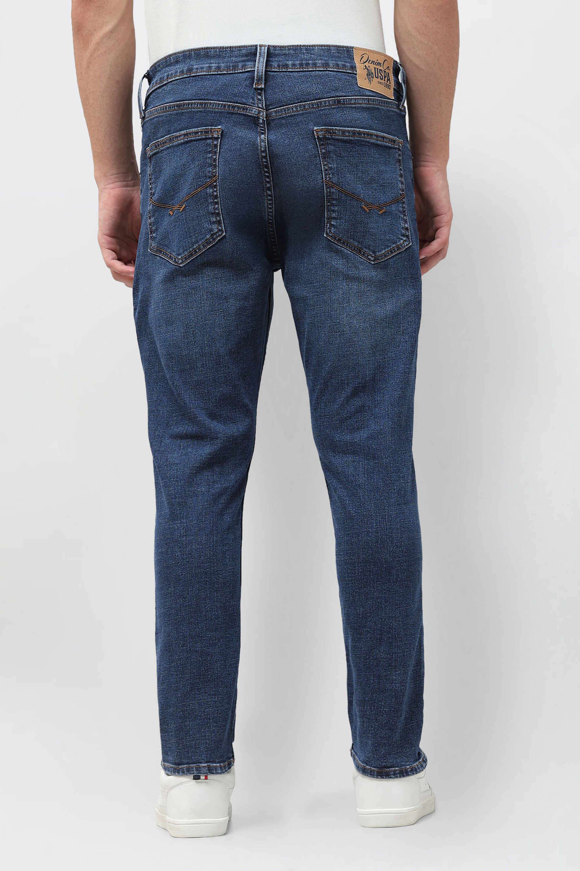 Solid-Cotton-Tapered-Fit-Men-s-Jeans