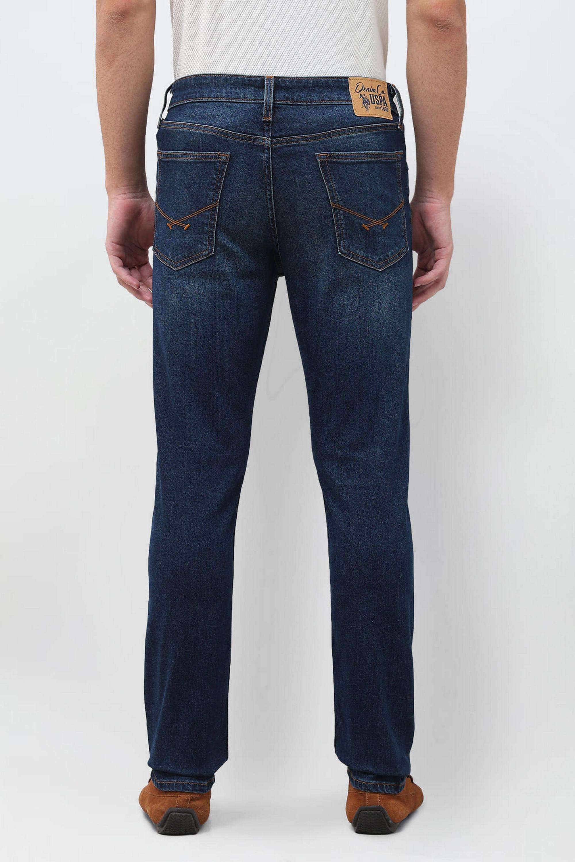 Solid-Cotton-Skinny-Fit-Men-s-Jeans