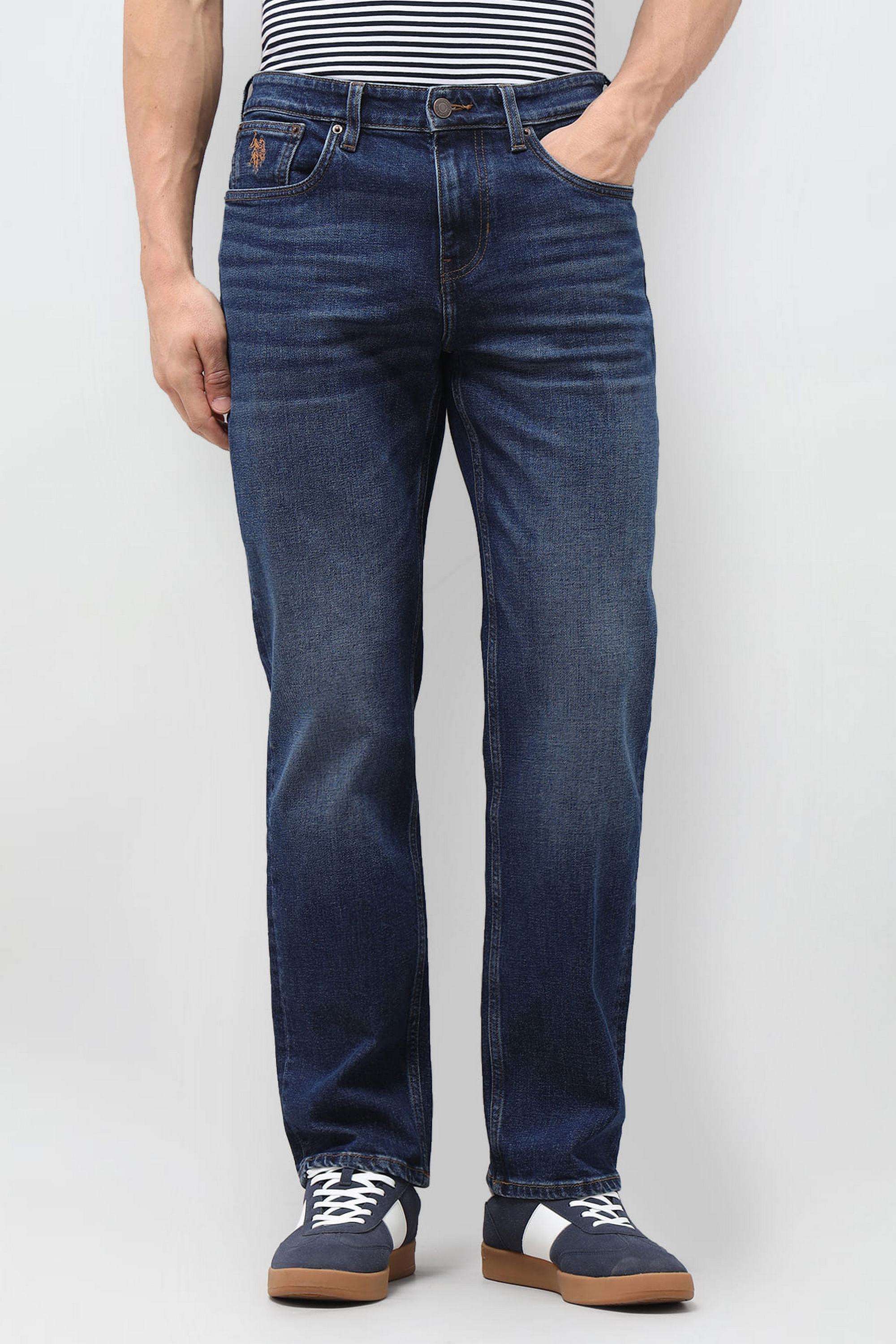 Solid-Cotton-Relaxed-Fit-Men-s-Jeans