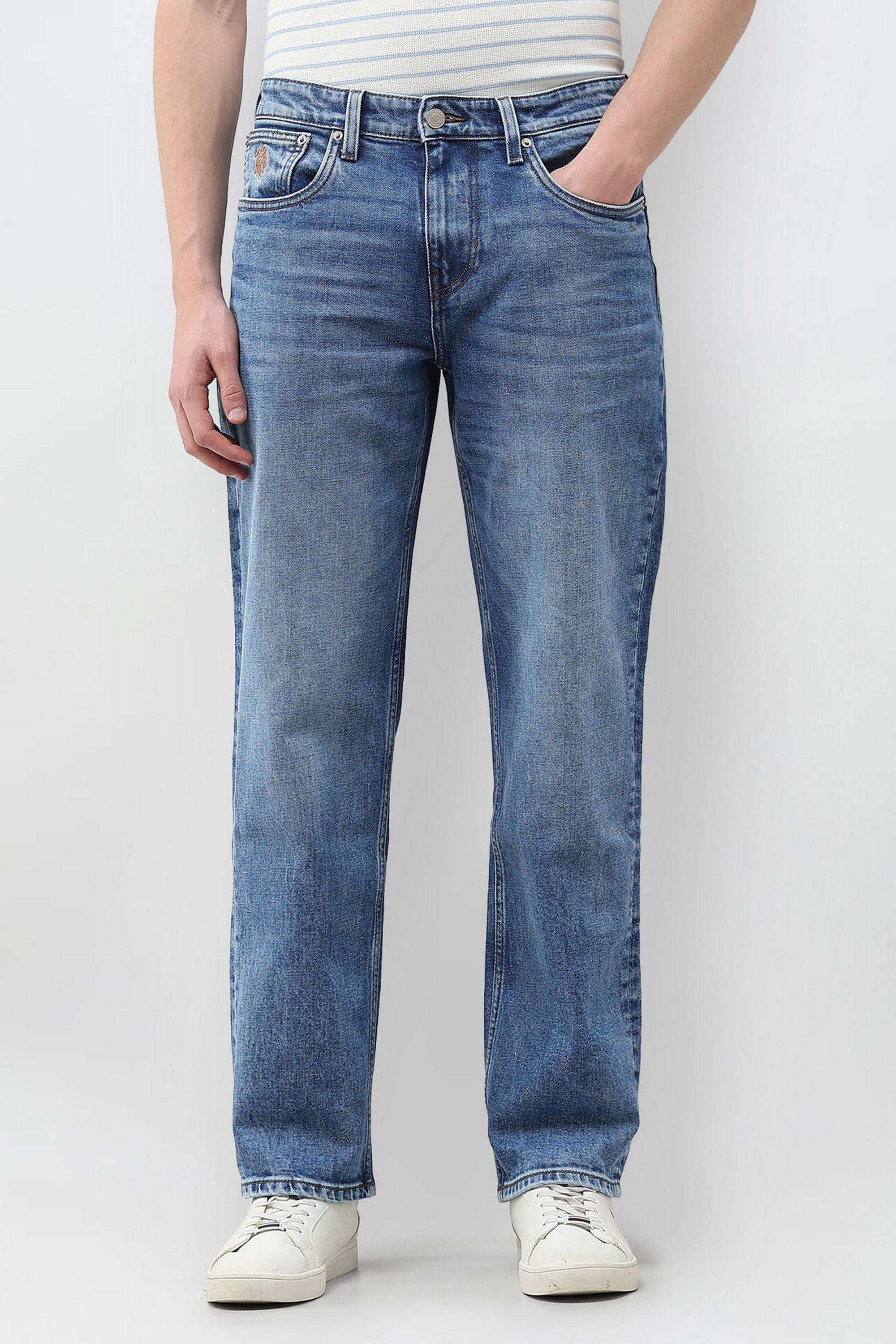 Solid-Cotton-Relaxed-fit-Men-s-Jeans