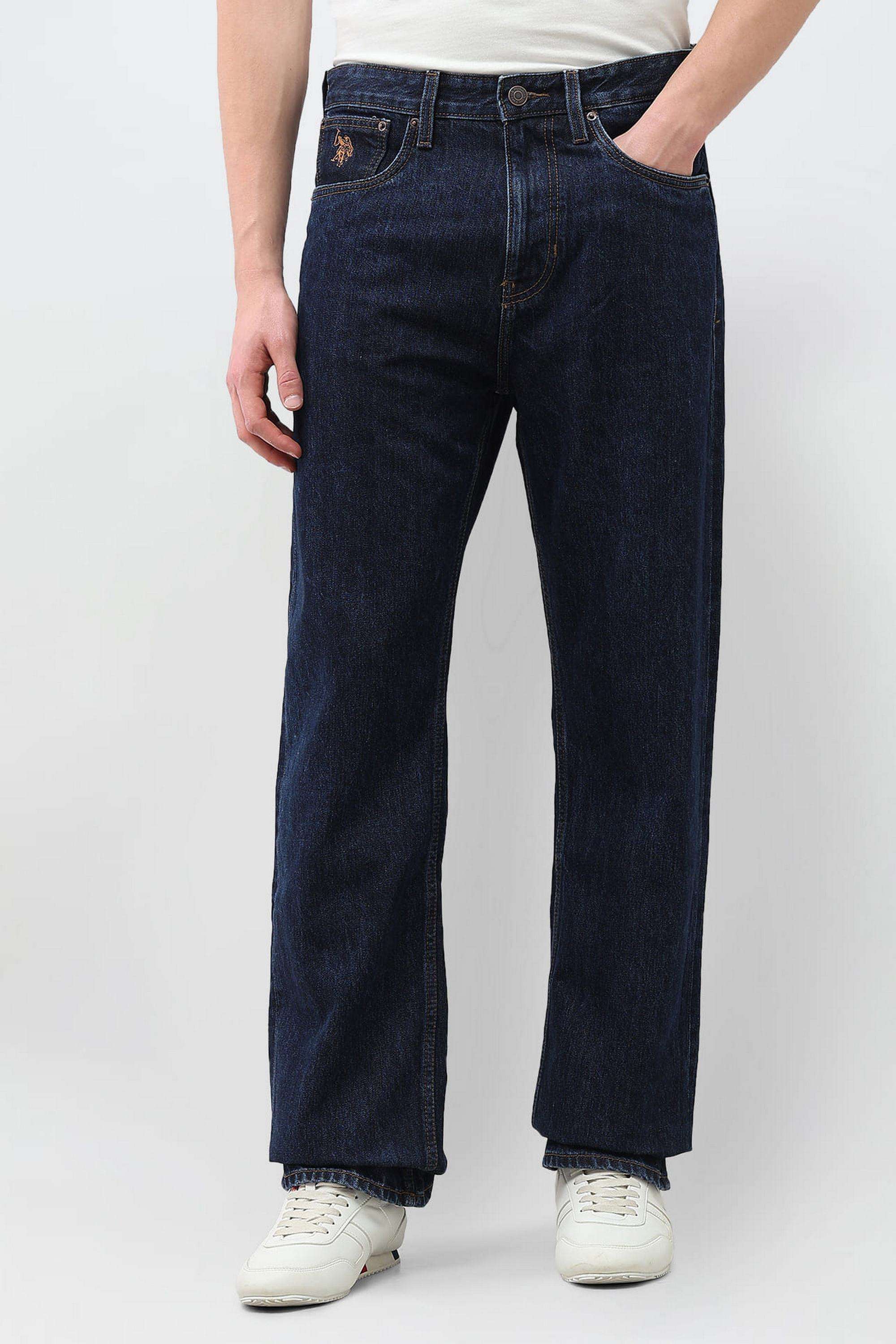 Solid-Cotton-Relaxed-Fit-Men-s-Jeans
