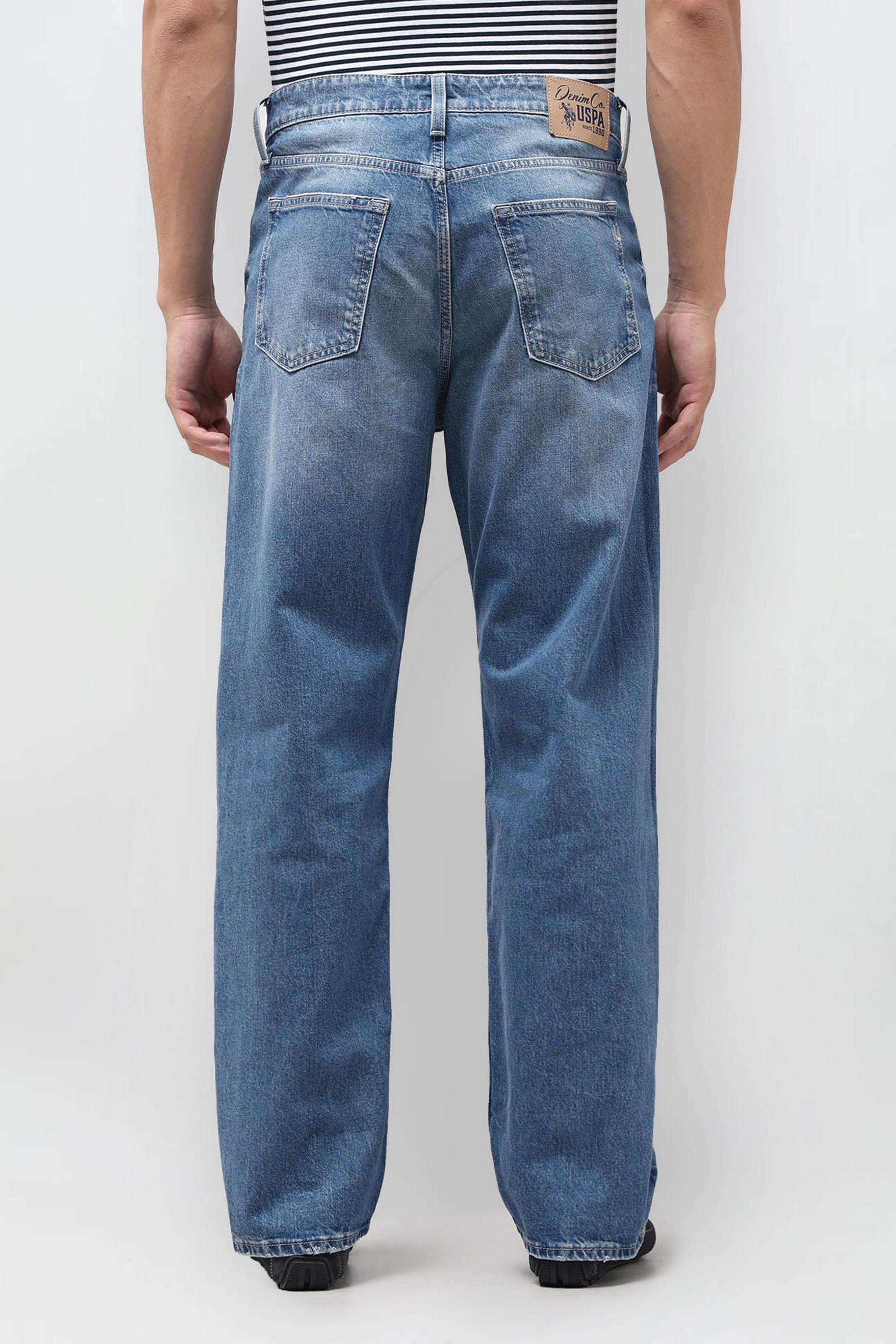 Solid-Cotton-Straight-Fit-Men-s-Jeans