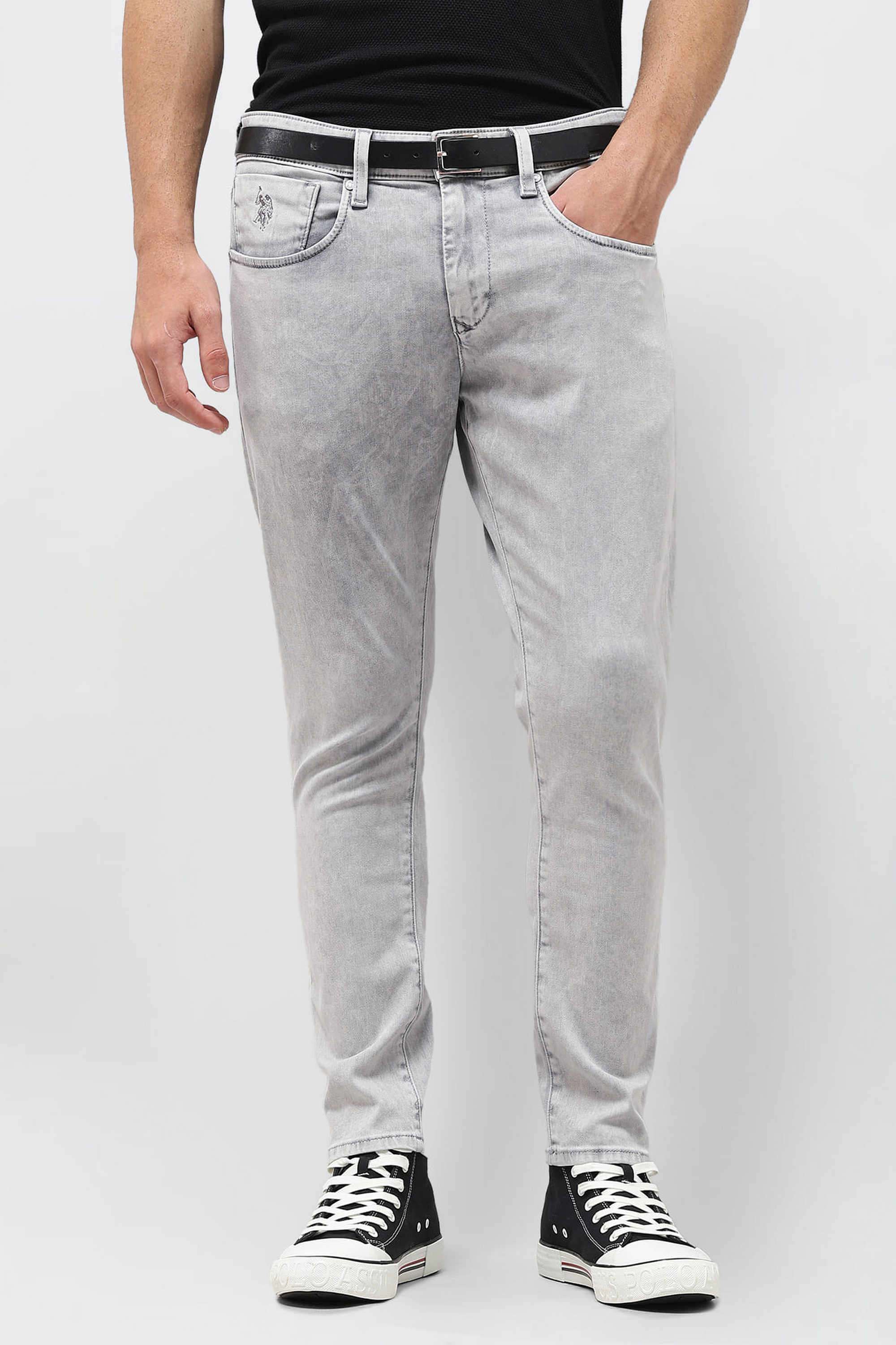 Solid-Cotton-Tapered-Fit-Men-s-Jeans
