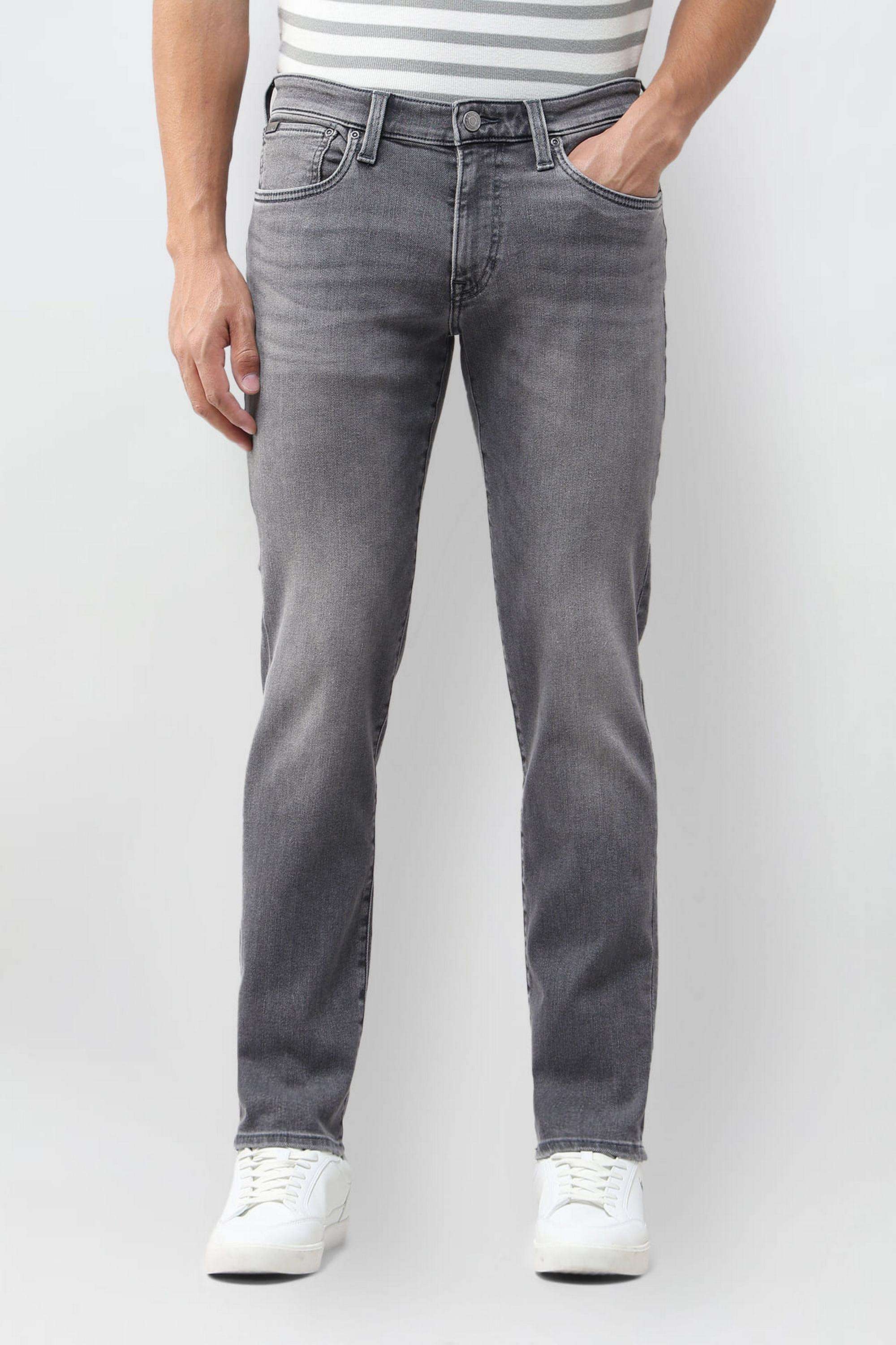 Solid-Cotton-Tapered-Fit-Men-s-Jeans