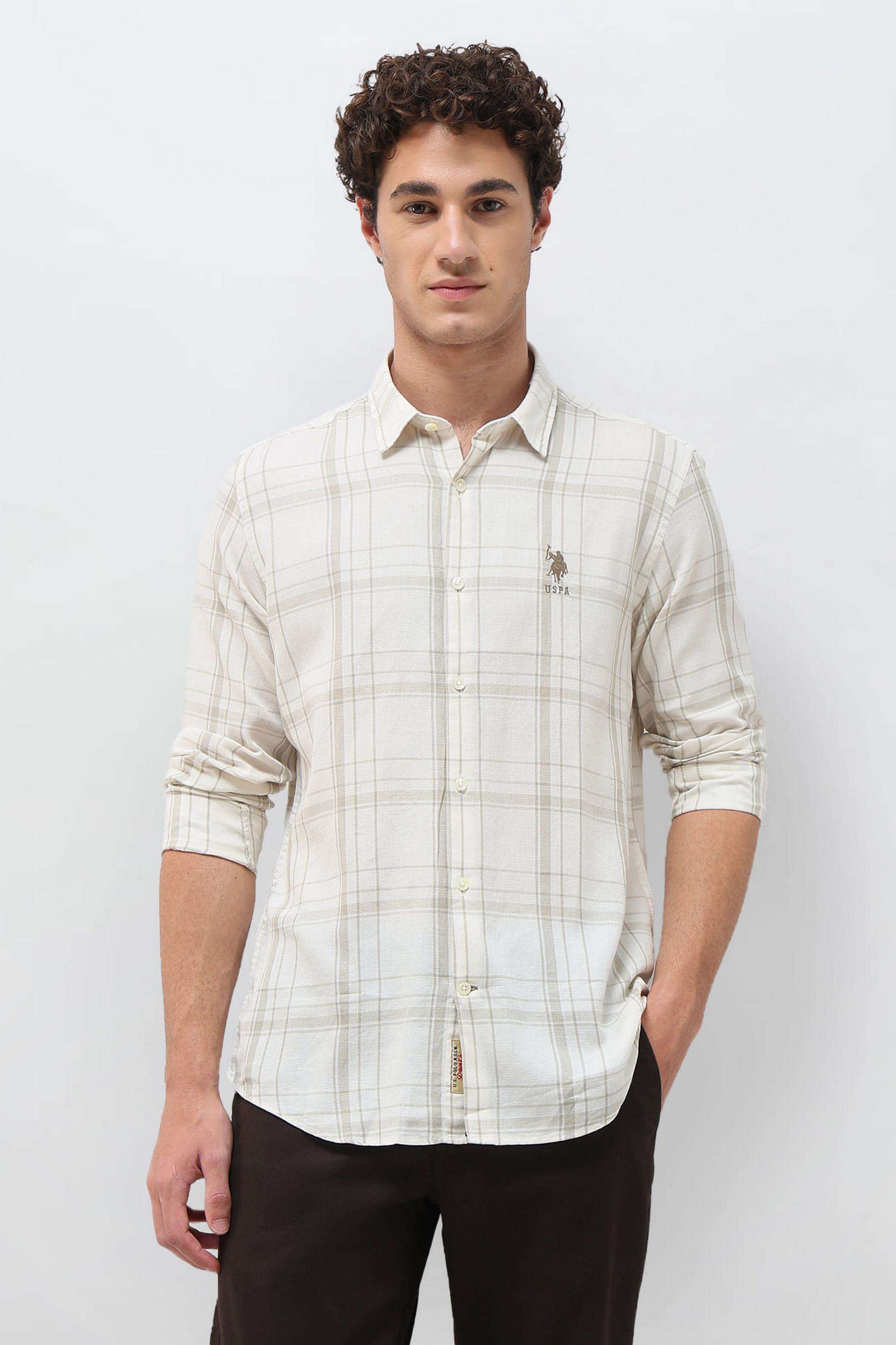 Checks-Cotton-Regular-Fit-Men-s-Casual-Shirt