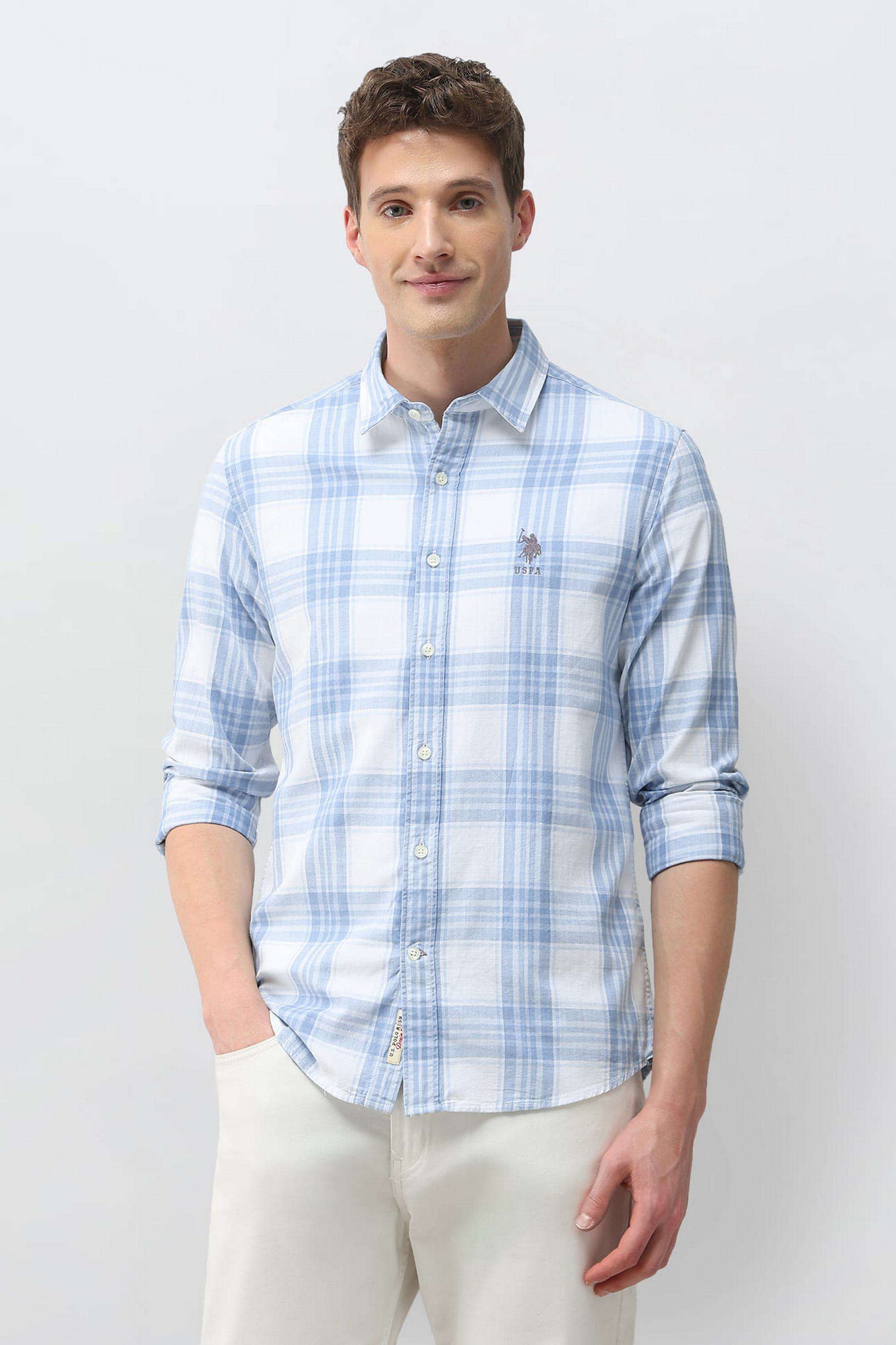 Checks-Cotton-Regular-Fit-Men-s-Casual-Shirt