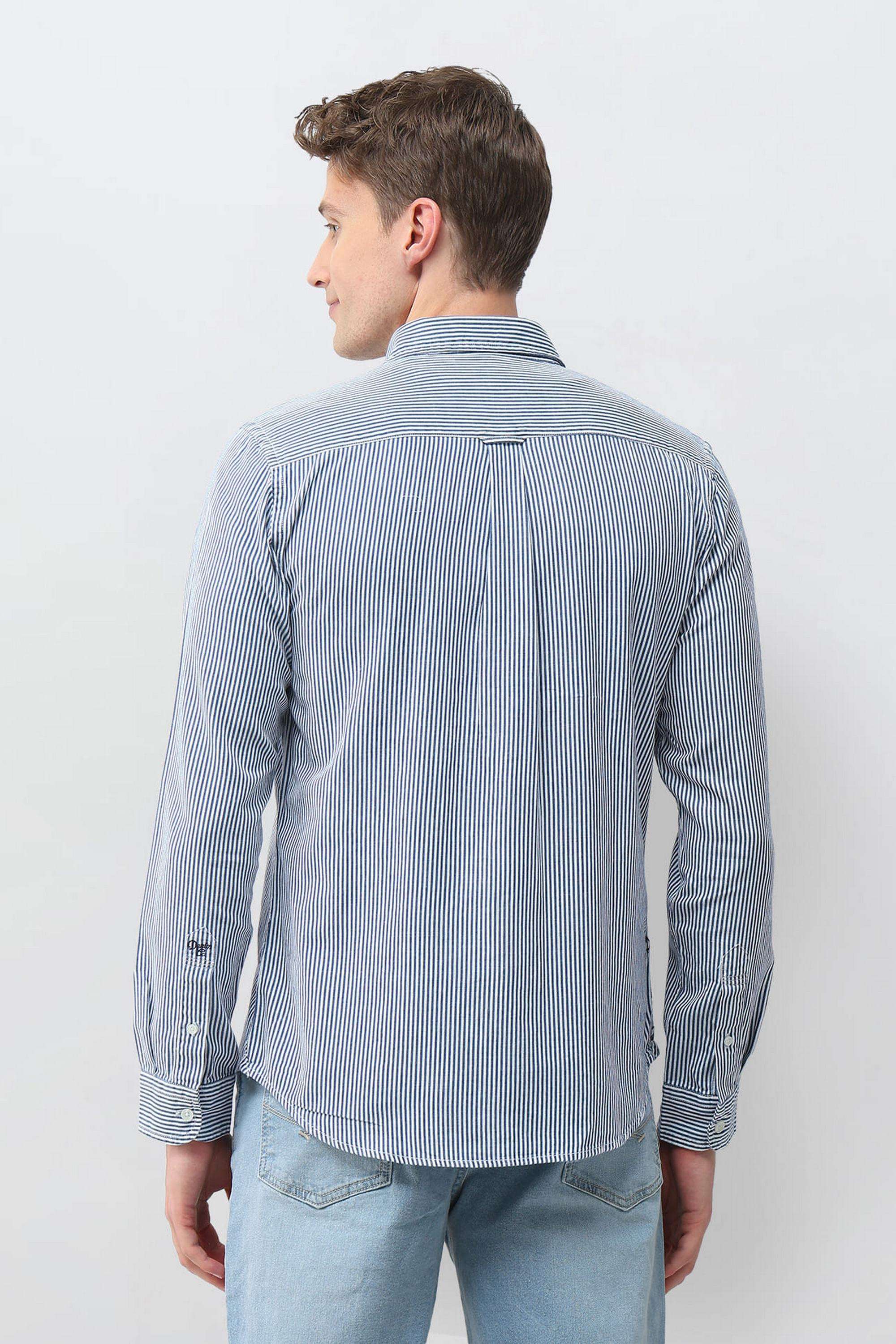 Stripes-Cotton-Regular-Fit-Men-s-Casual-Shirt
