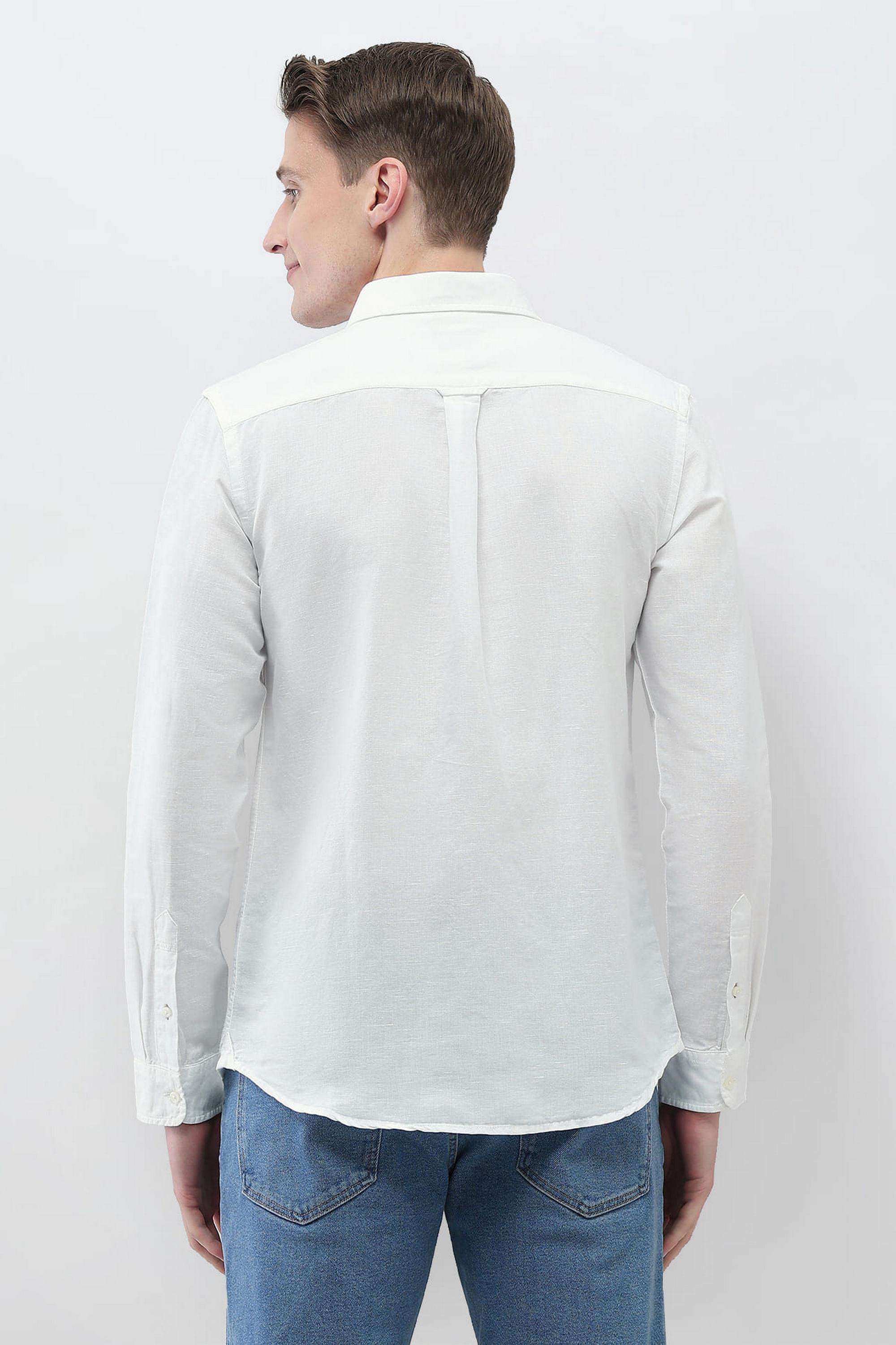 Solid-Cotton-Slim-Fit-Men-s-Casual-Wear-Shirt