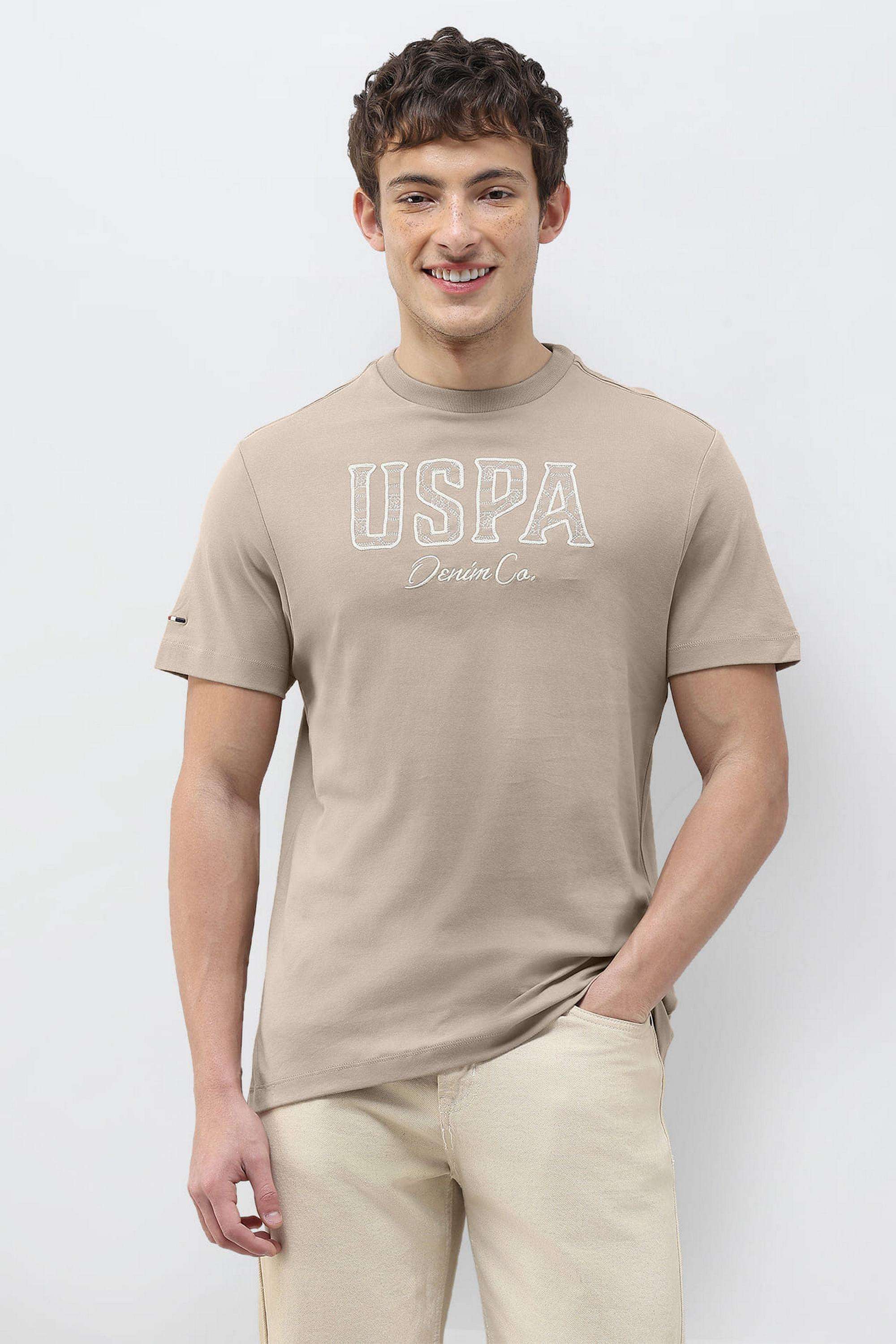 Textured-Cotton-Round-Neck-Men-s-T-Shirt