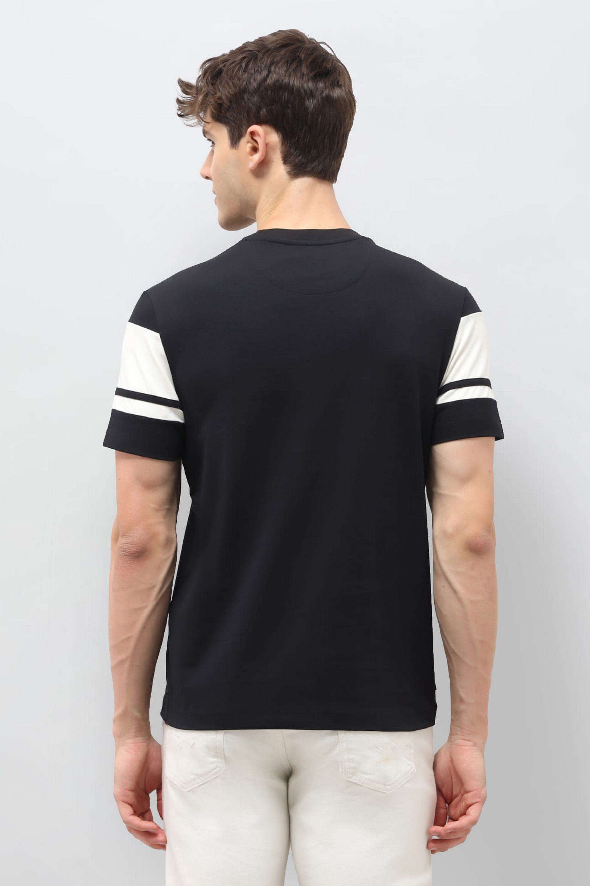 Color-Block-Cotton-Round-Neck-Men-s-T-Shirt