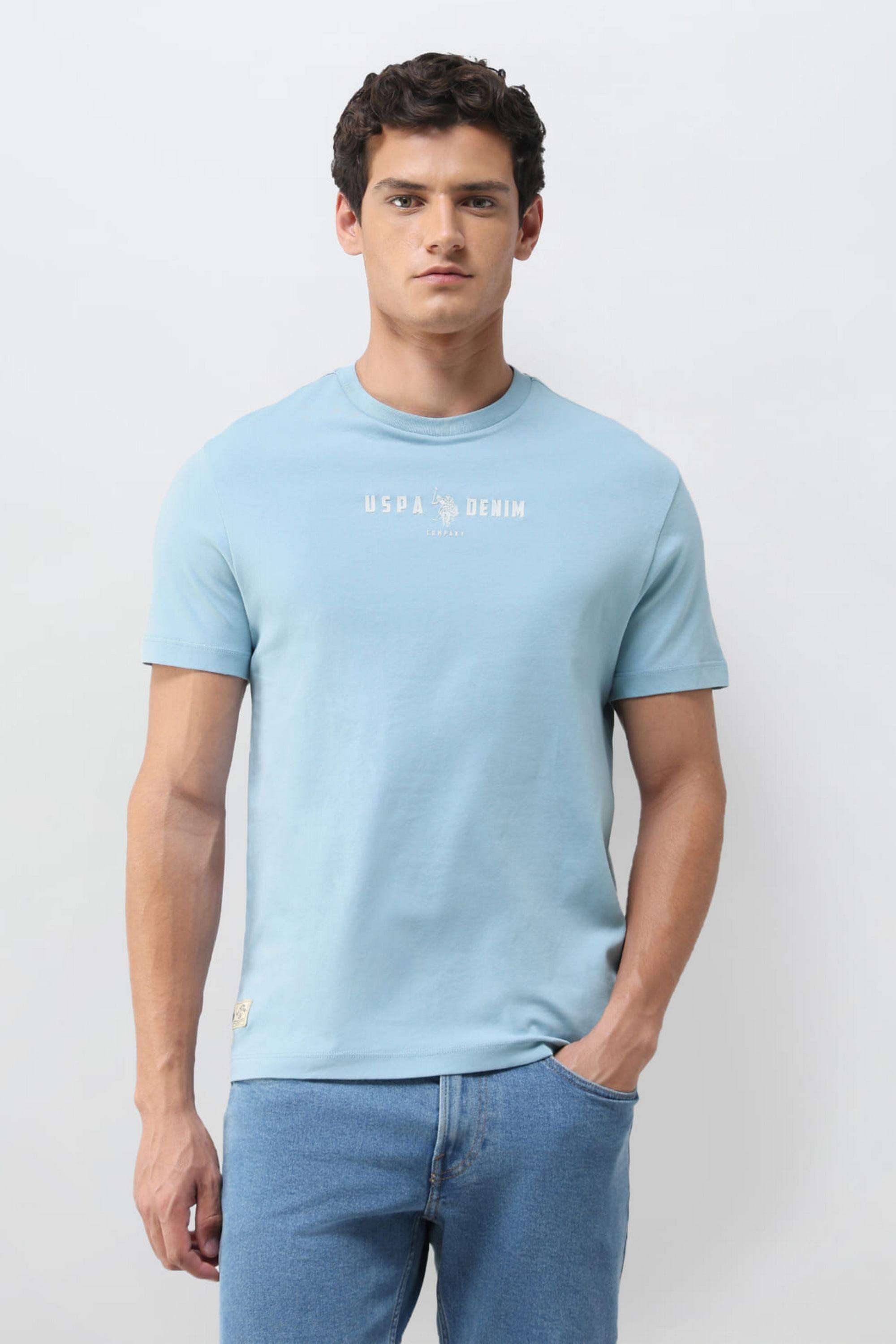 Solid-Cotton-Round-Neck-Men-s-T-Shirt