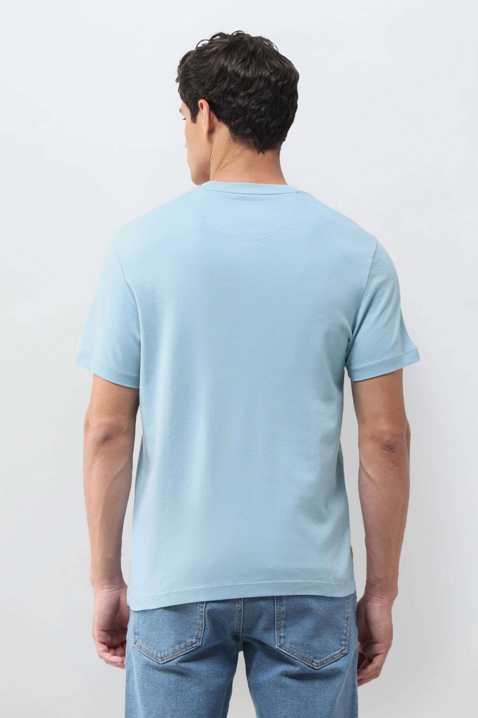 Solid-Cotton-Round-Neck-Men-s-T-Shirt