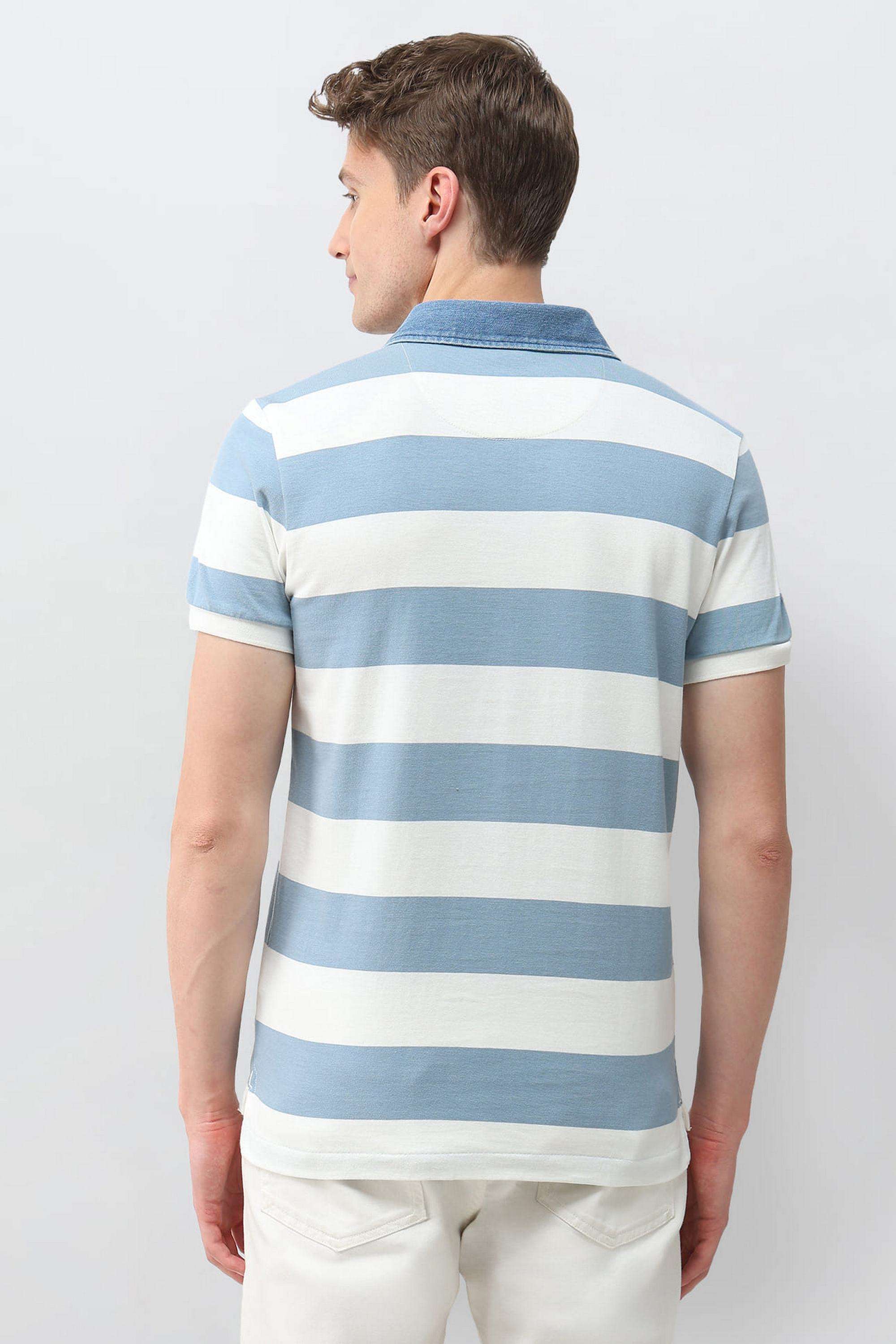 Stripes-Cotton-Polo-Men-s-T-Shirt