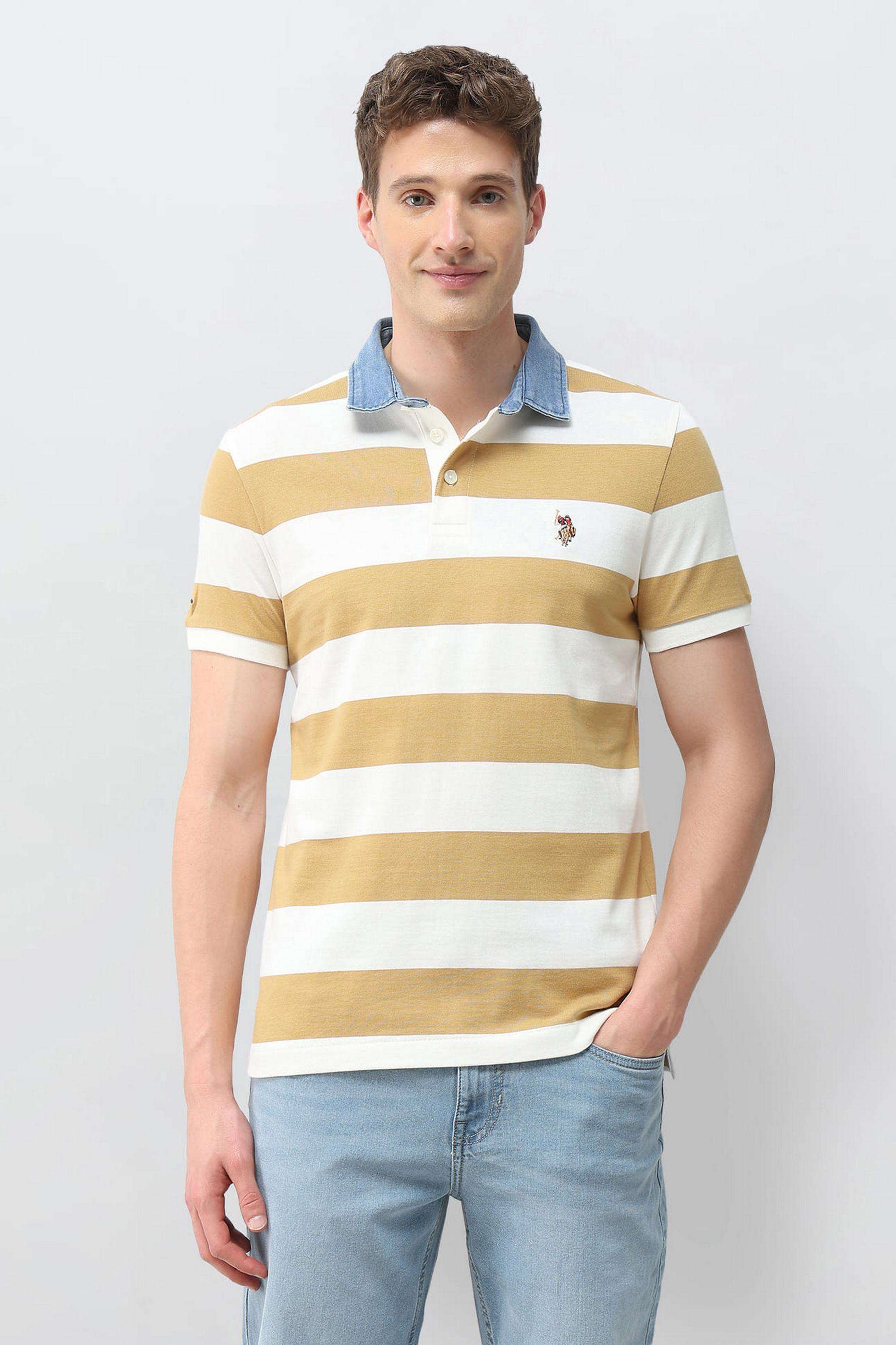 Stripes-Cotton-Polo-Men-s-T-Shirt