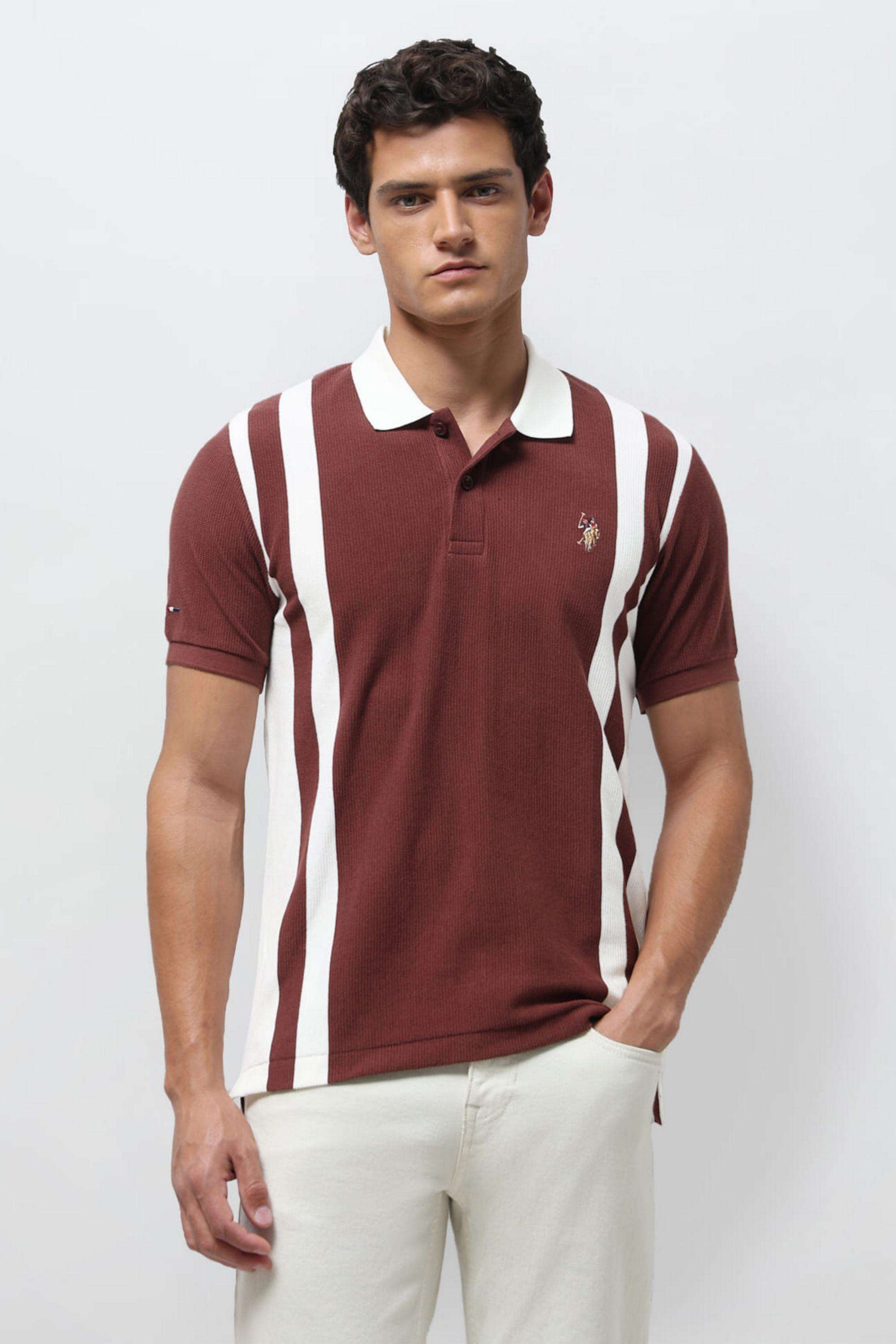 Stripes-Cotton-Polo-Men-s-T-Shirt