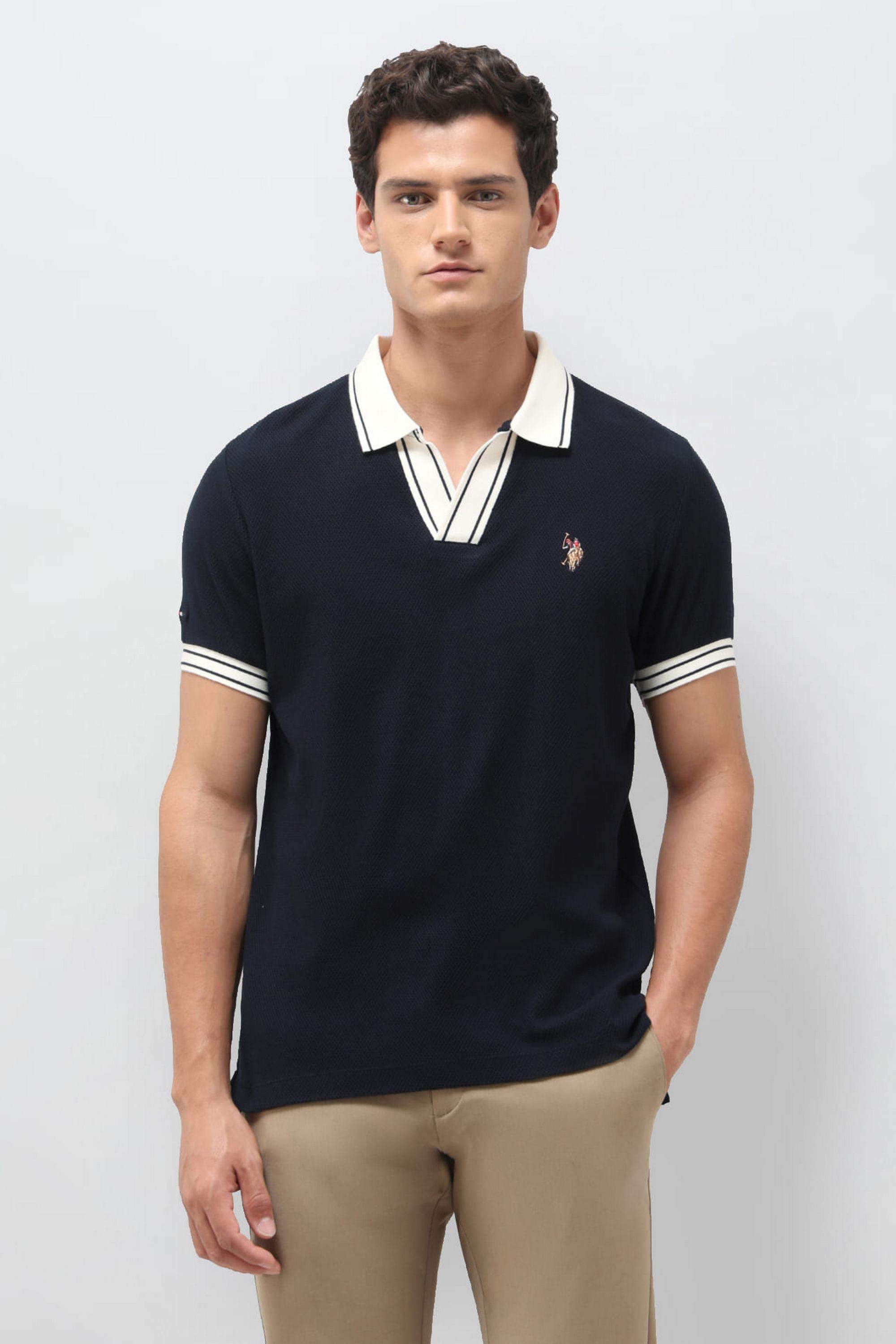 Solid-Cotton-Polo-Men-s-T-Shirt