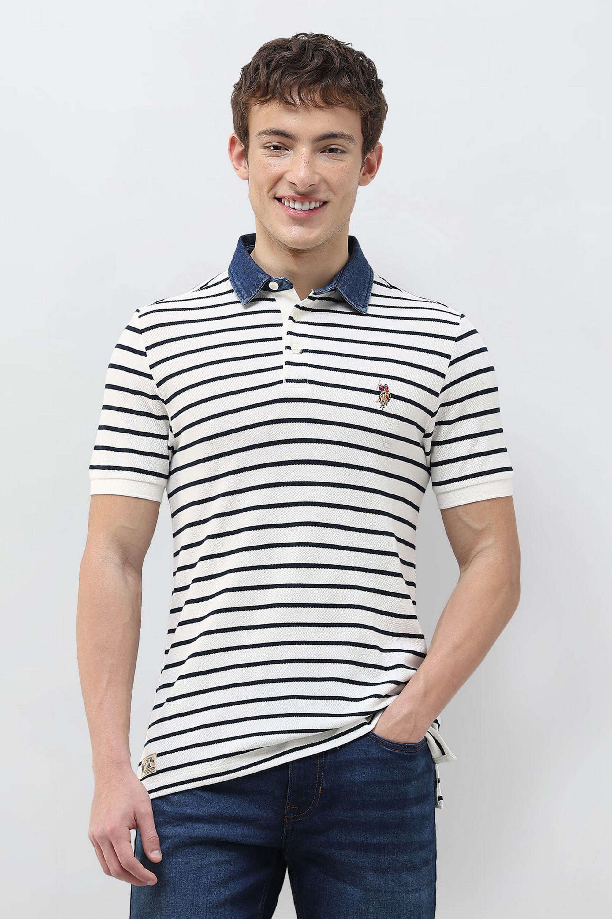 Stripes-Cotton-Polo-Men-s-T-Shirt