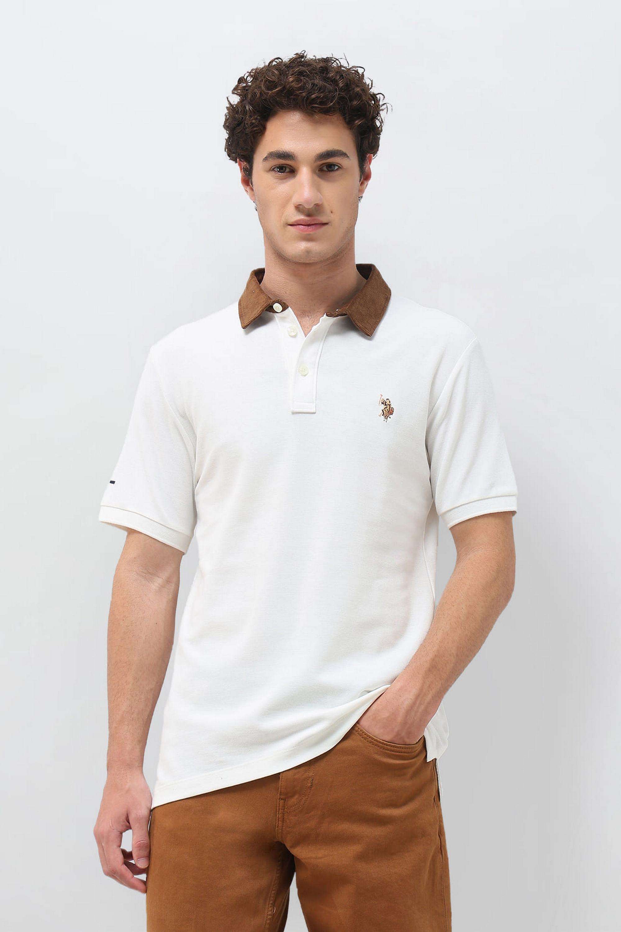 Solid-Cotton-Polo-Men-s-T-Shirt