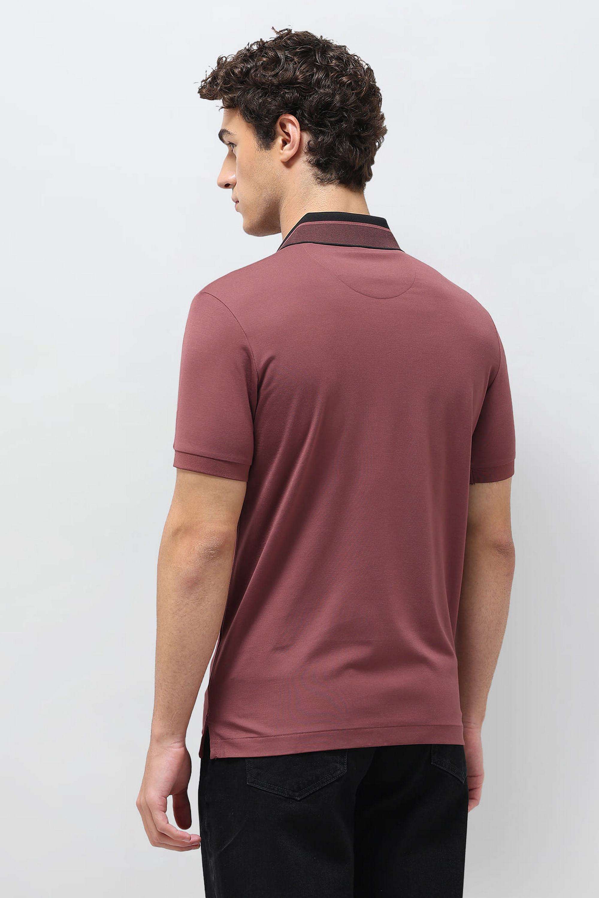 Solid-Rayon-Polo-Men-s-T-Shirt