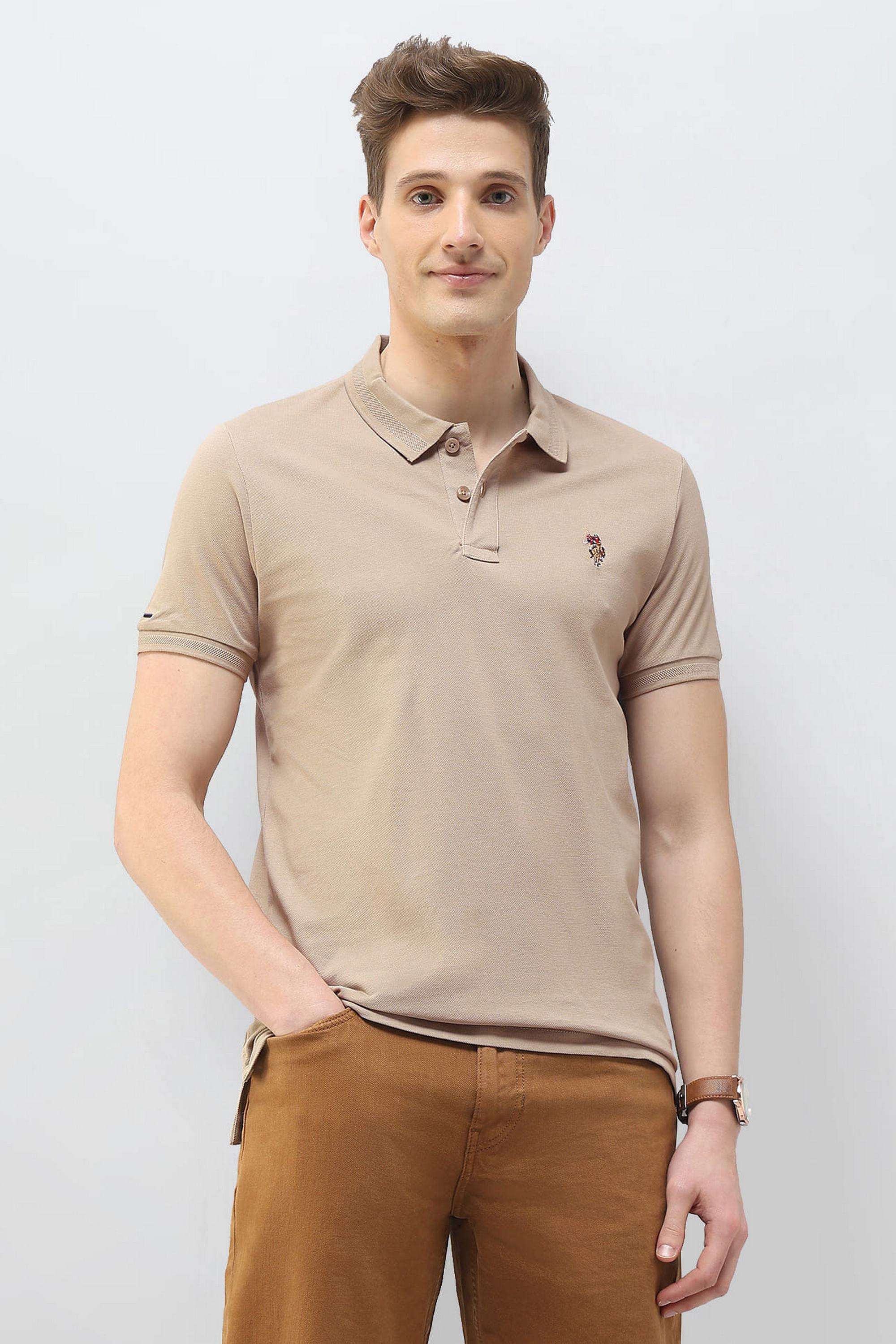 Solid-Cotton-Polo-Men-s-T-Shirt