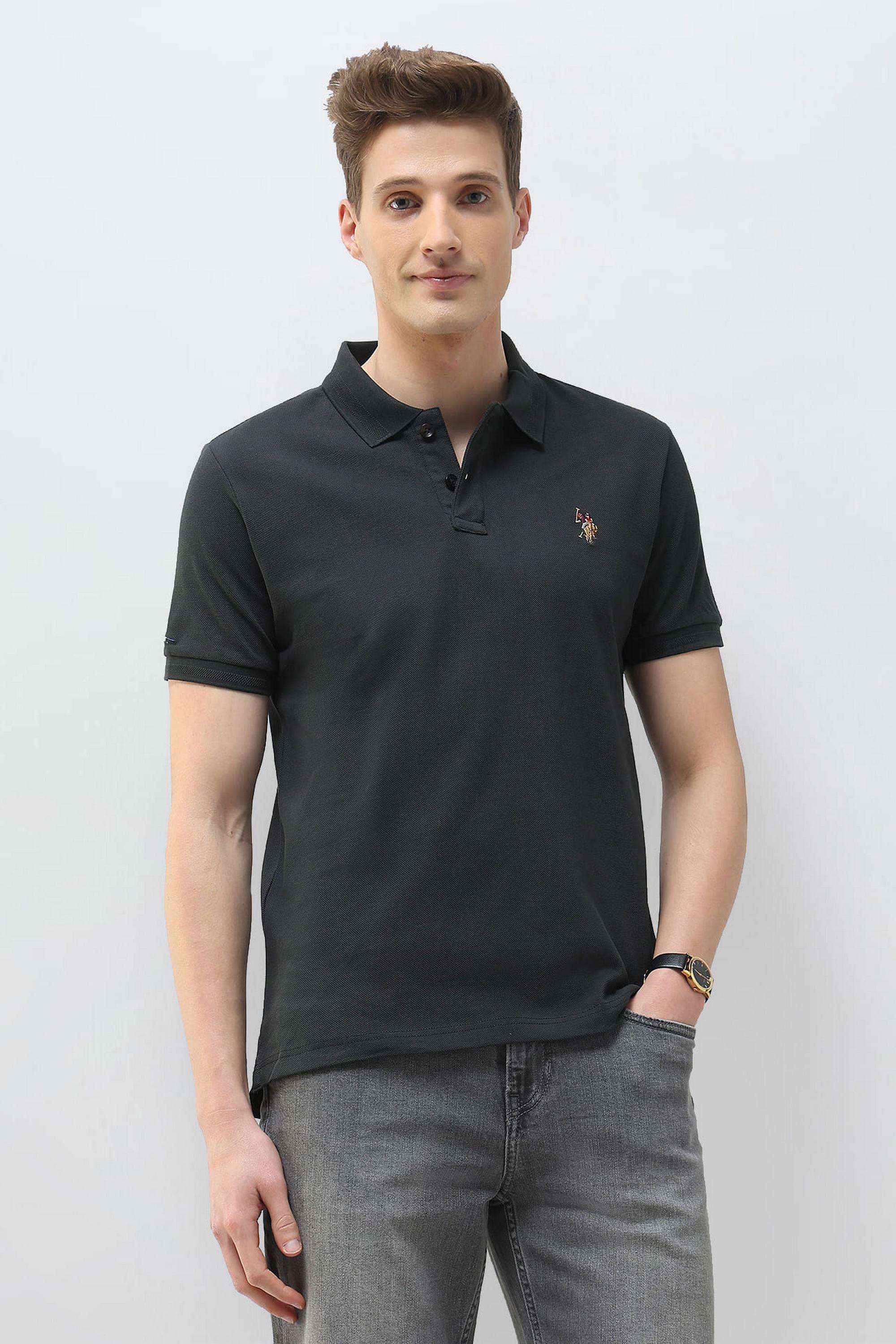 Solid-Cotton-Polo-Men-s-T-Shirt