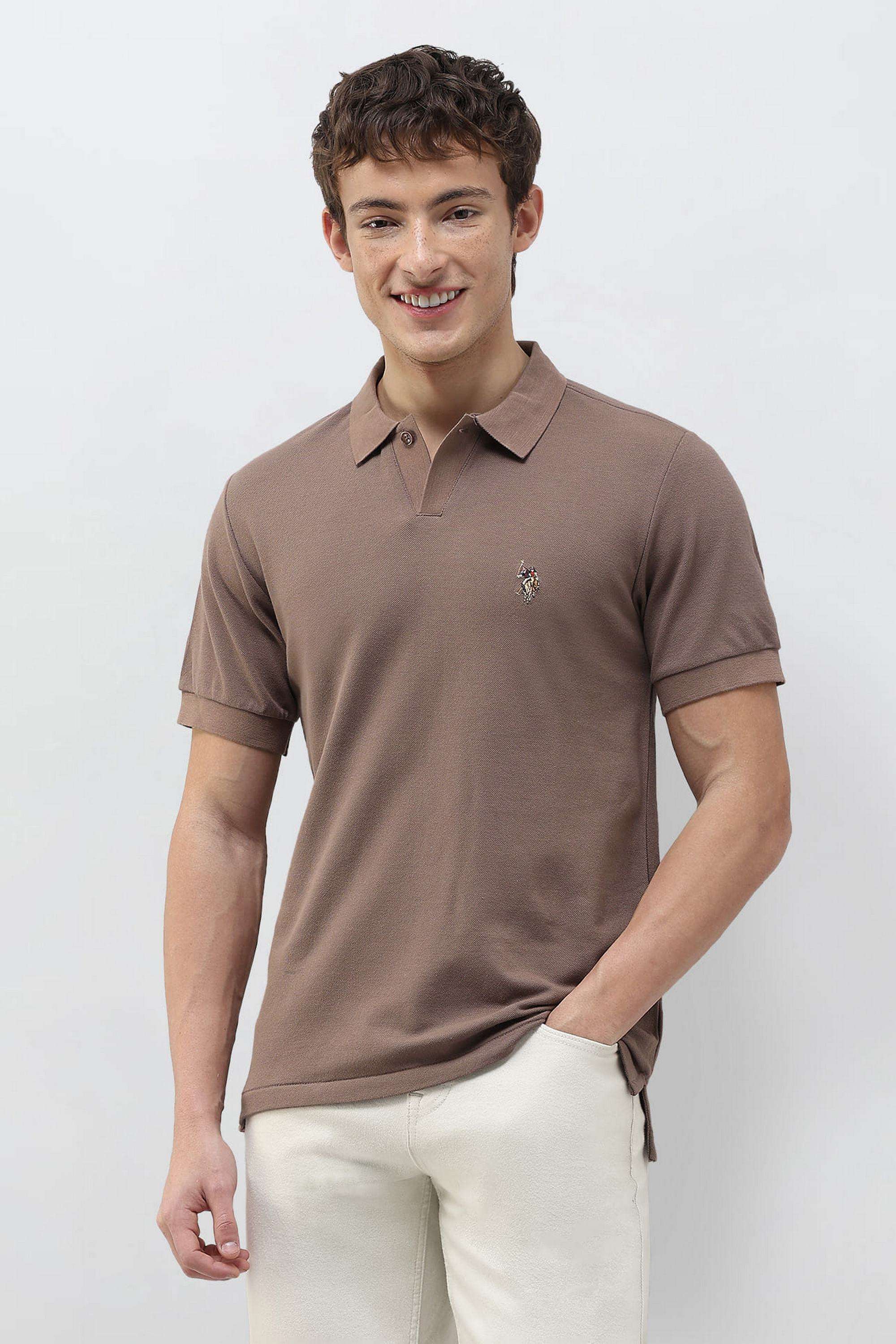 Solid-Cotton-Polo-Men-s-T-Shirt