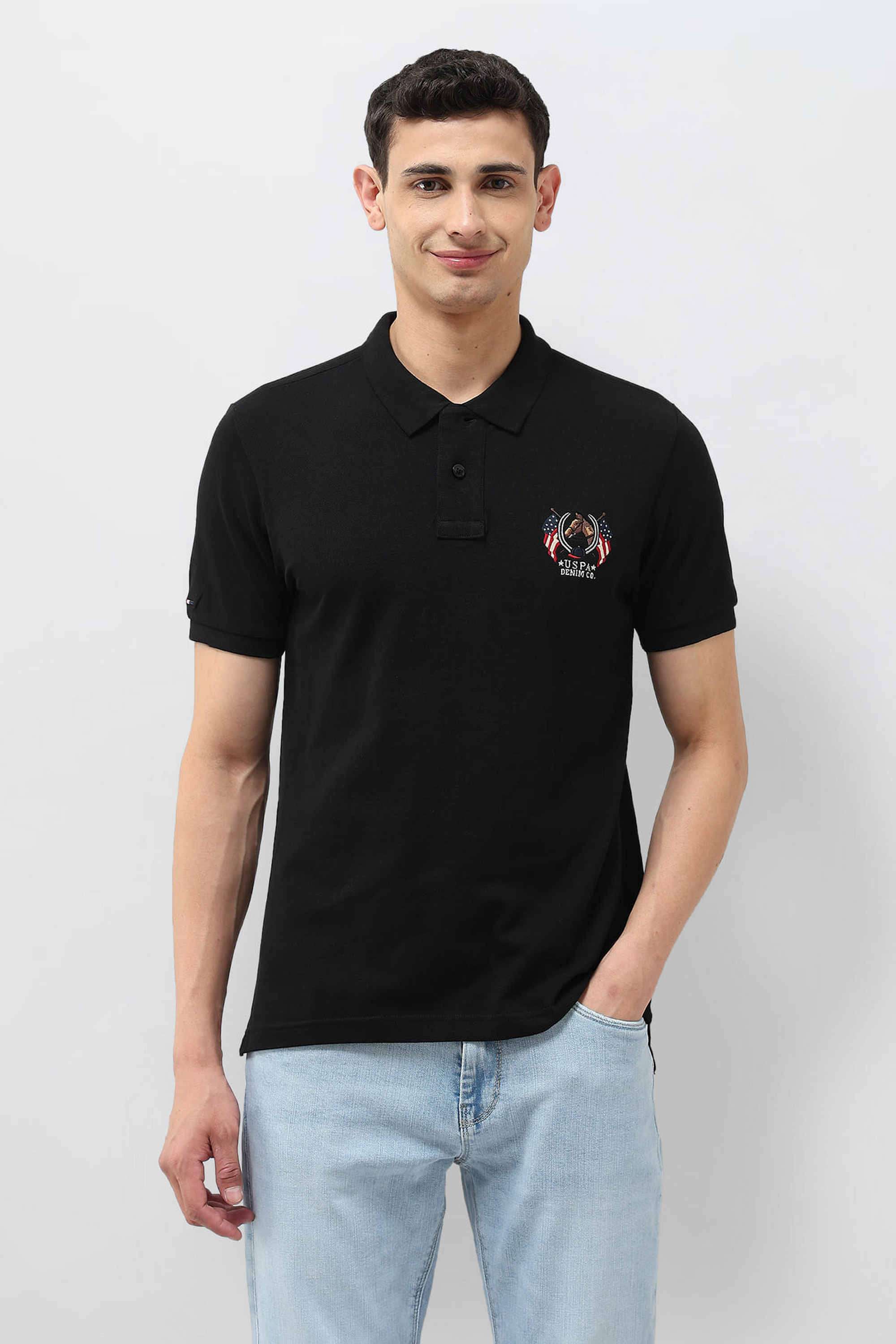 Solid-Cotton-Muscle-Fit-Men-s-Casual-Wear-Shirt