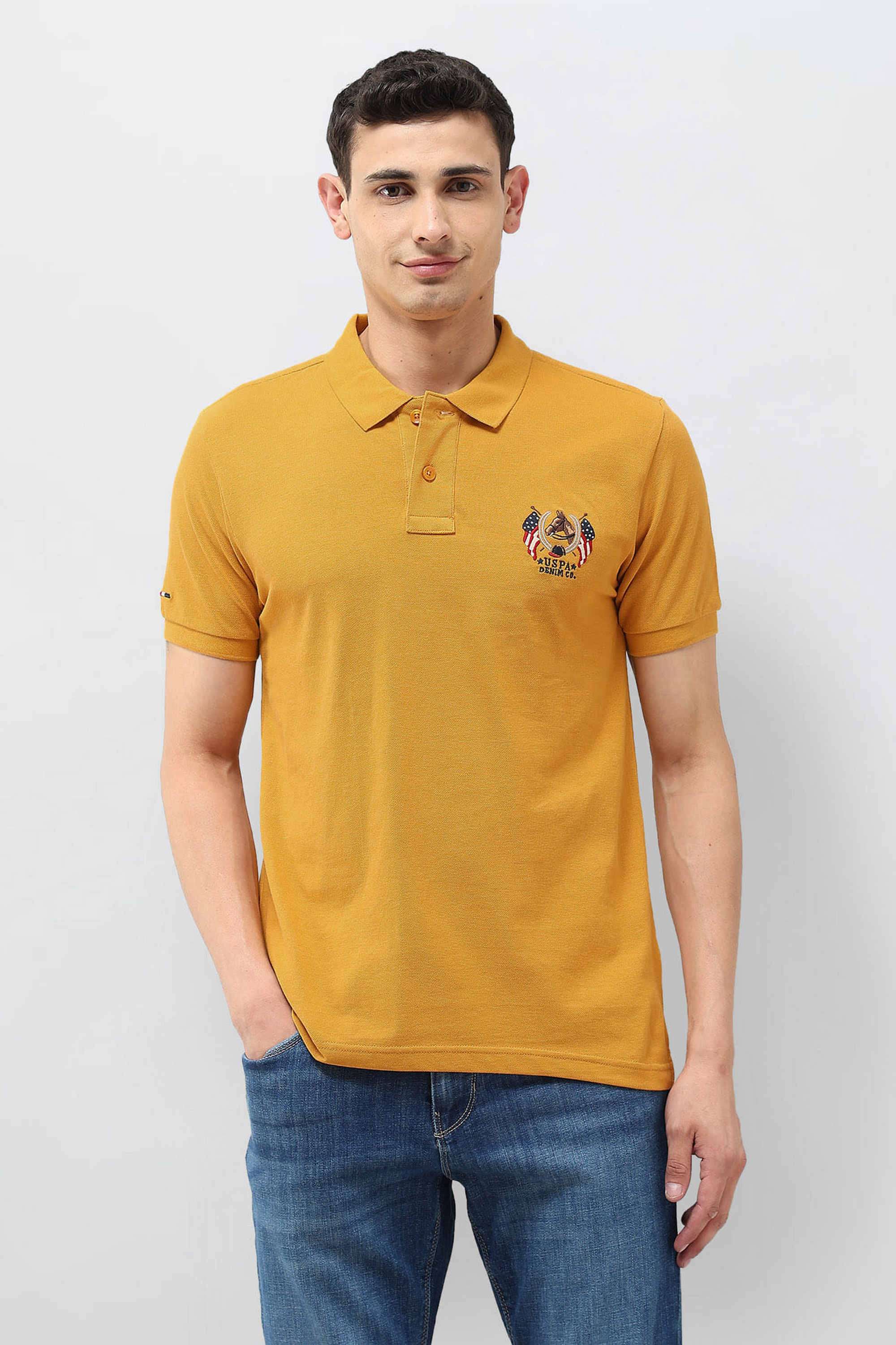 Solid-Cotton-Muscle-Fit-Men-s-Casual-Wear-Shirt