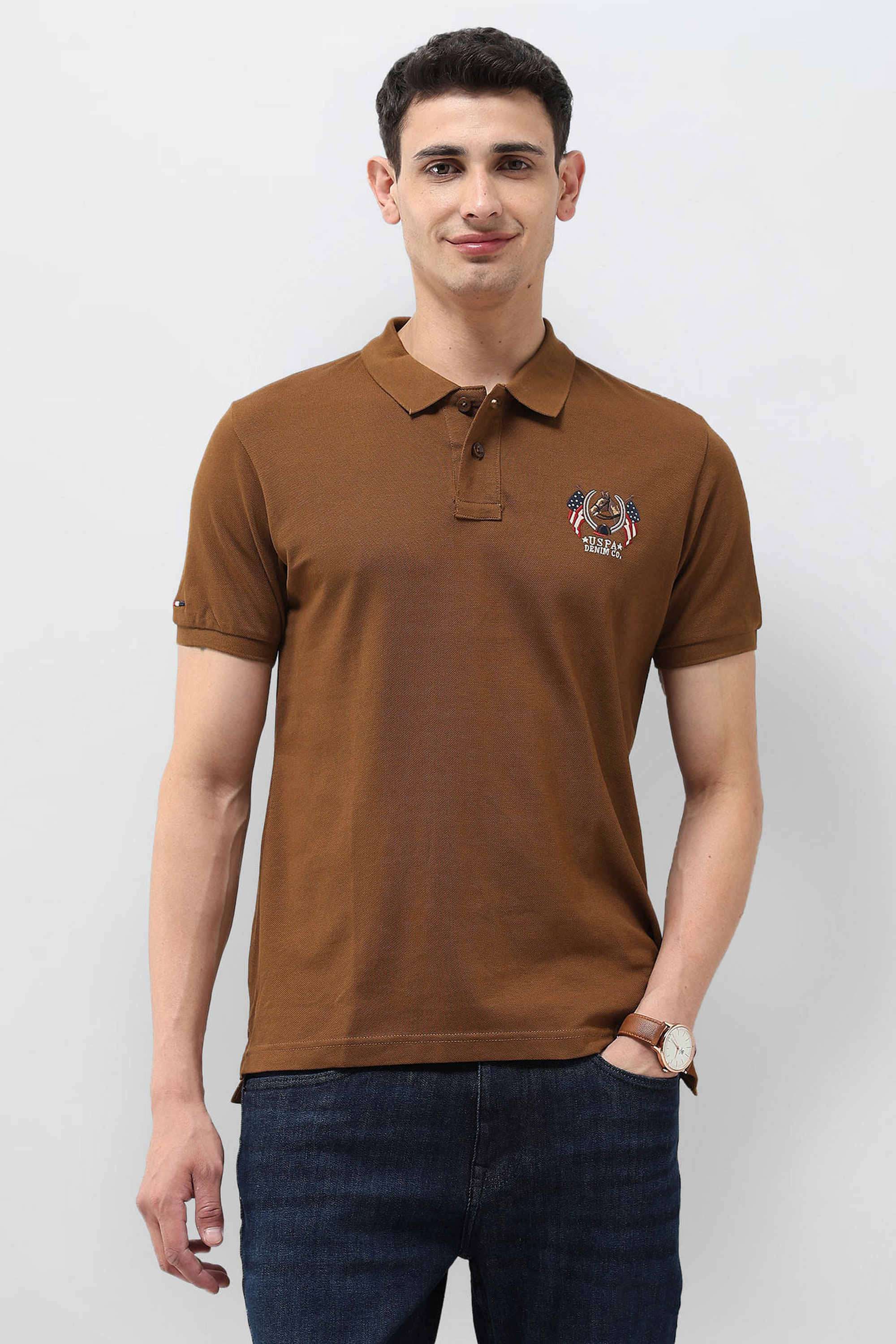 Solid-Cotton-Muscle-Fit-Men-s-Casual-Wear-Shirt