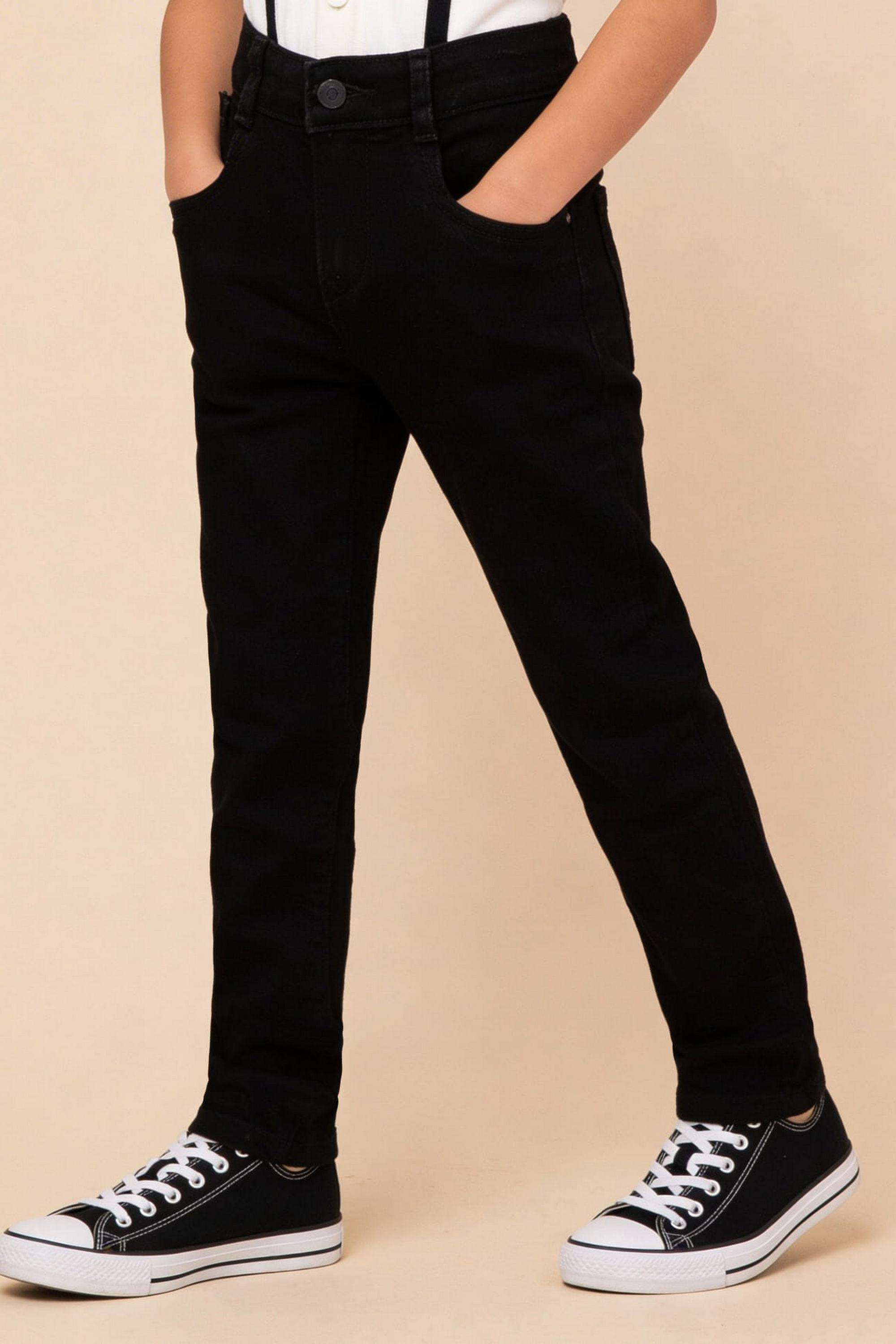 Solid-Cotton-Slim-Fit-Boys-Jeans
