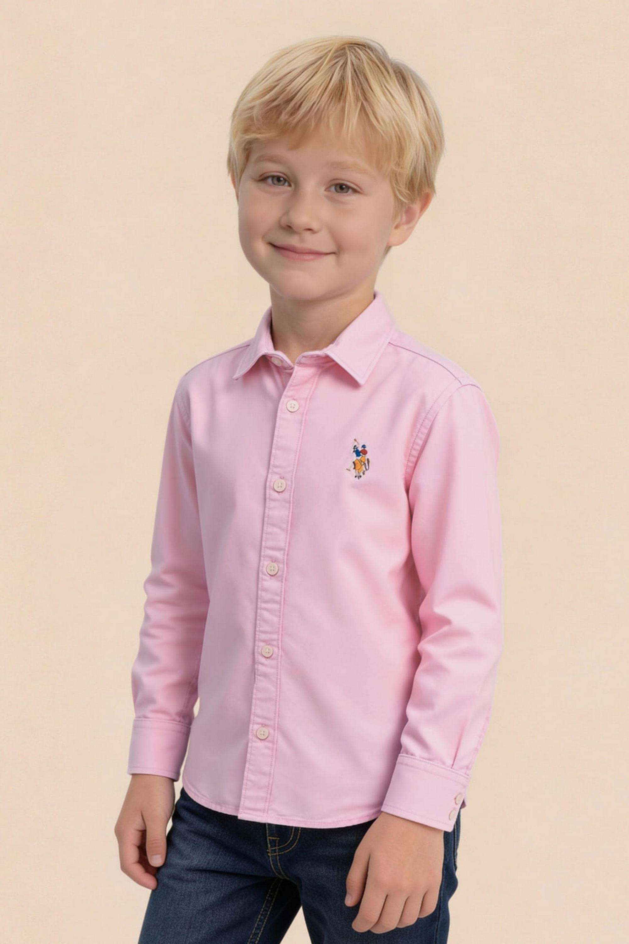 Solid-Cotton-Boys-Shirt