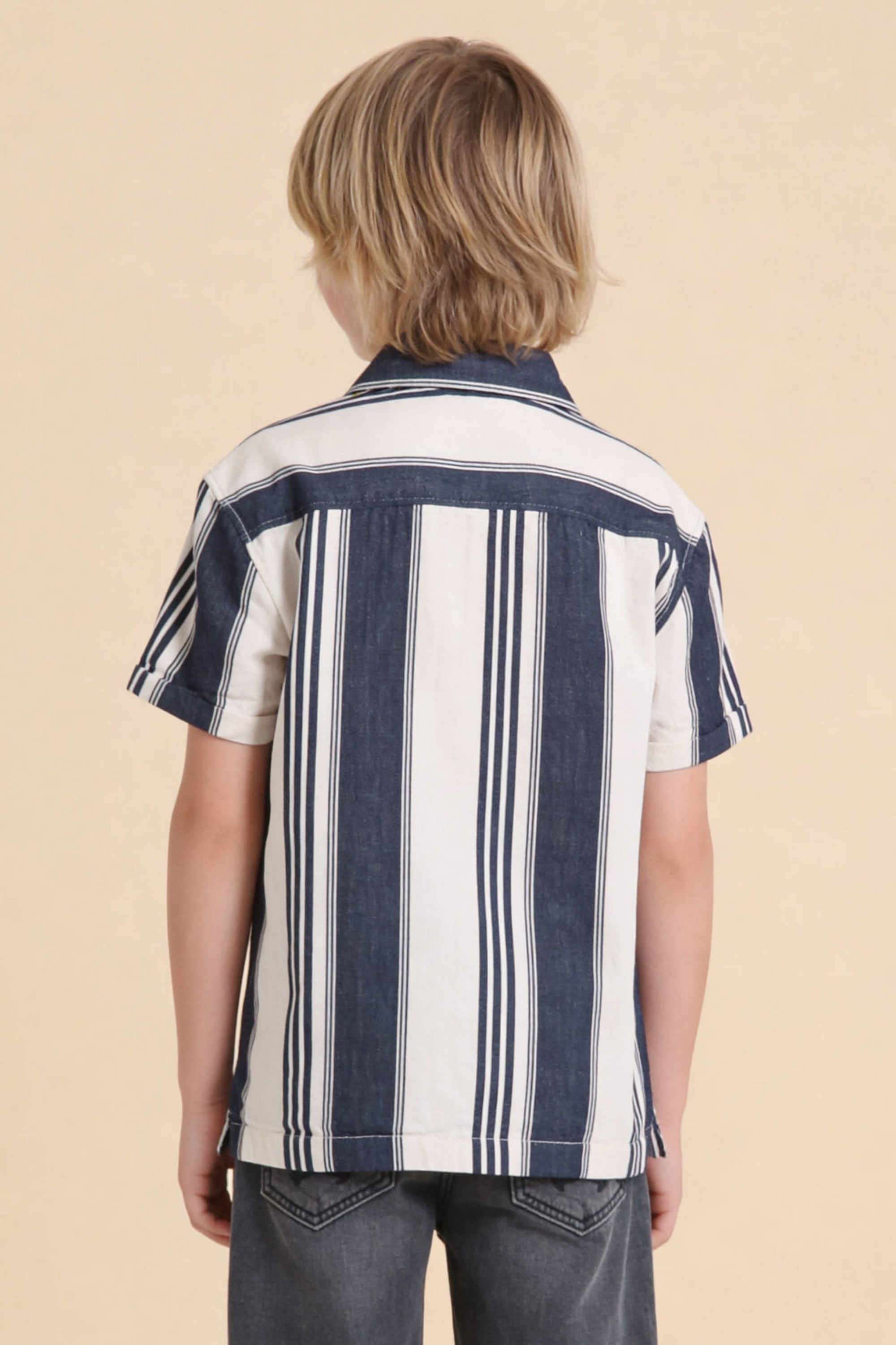 Stripes-Cotton-Collared-Boys-Shirt