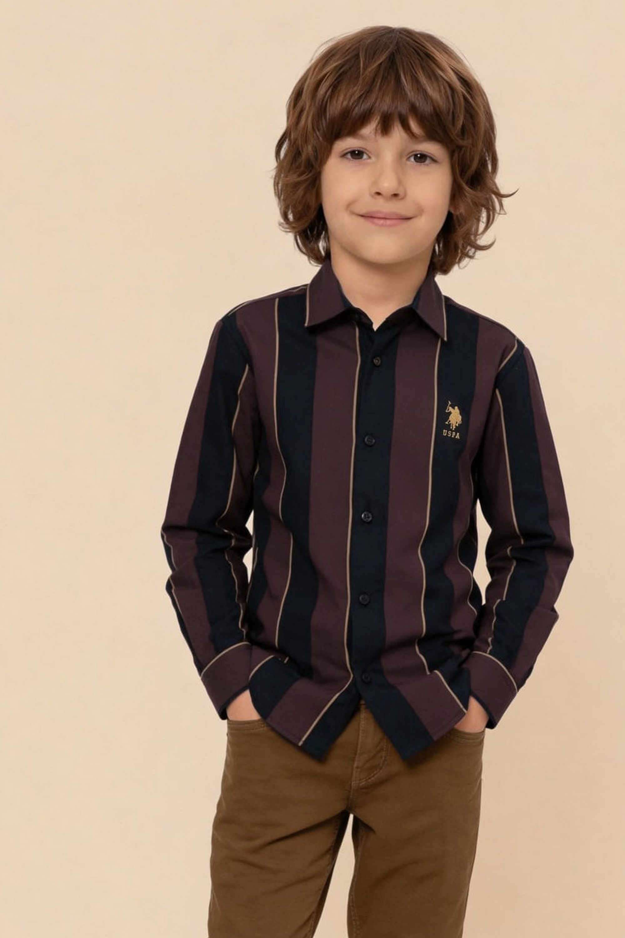Stripes-Cotton-Spread-Collar-Boys-Shirt