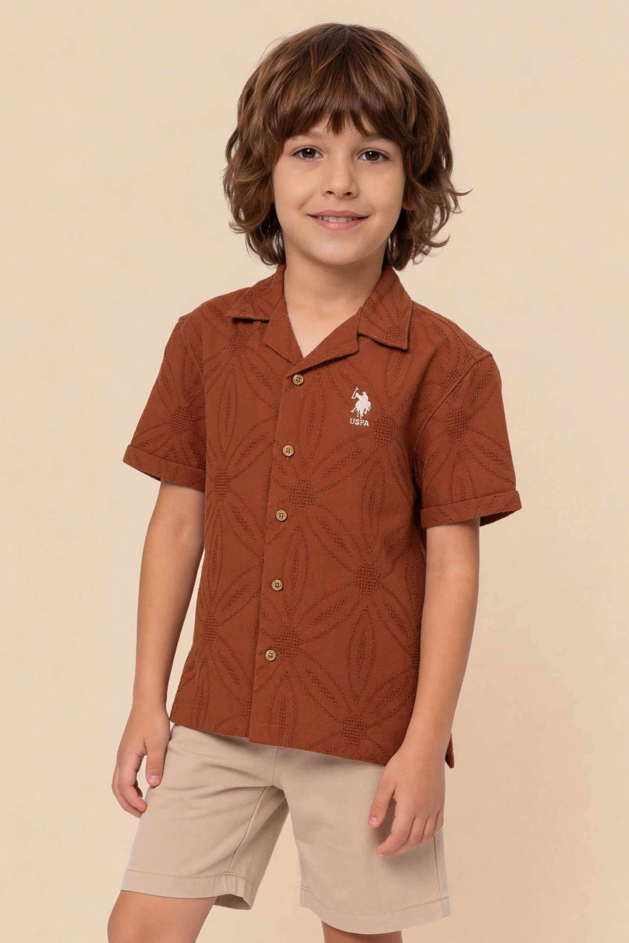 Floral-Cotton-Resort-Collar-Boys-Shirt