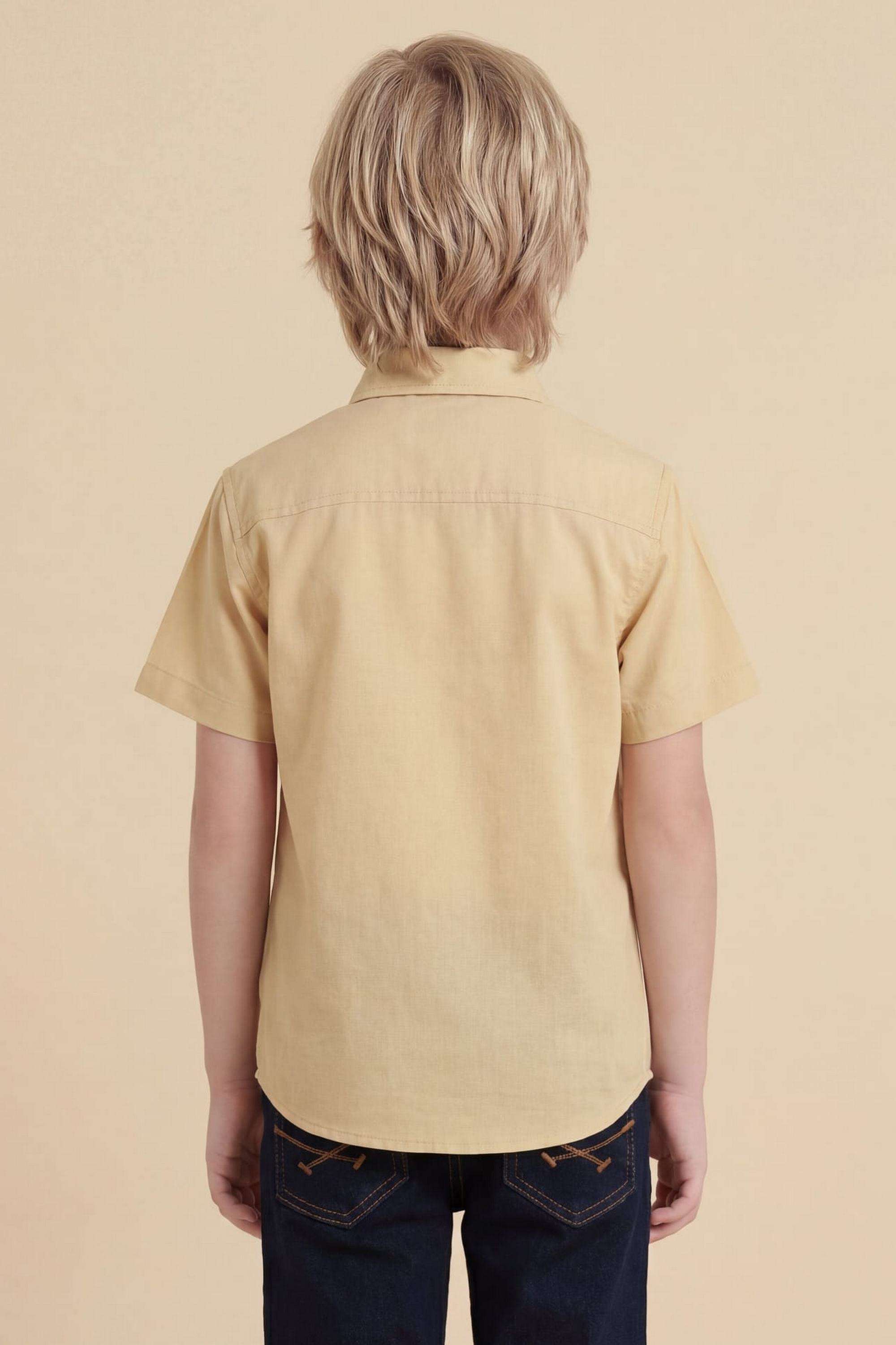 Printed-Cotton-Collared-Boys-Shirt