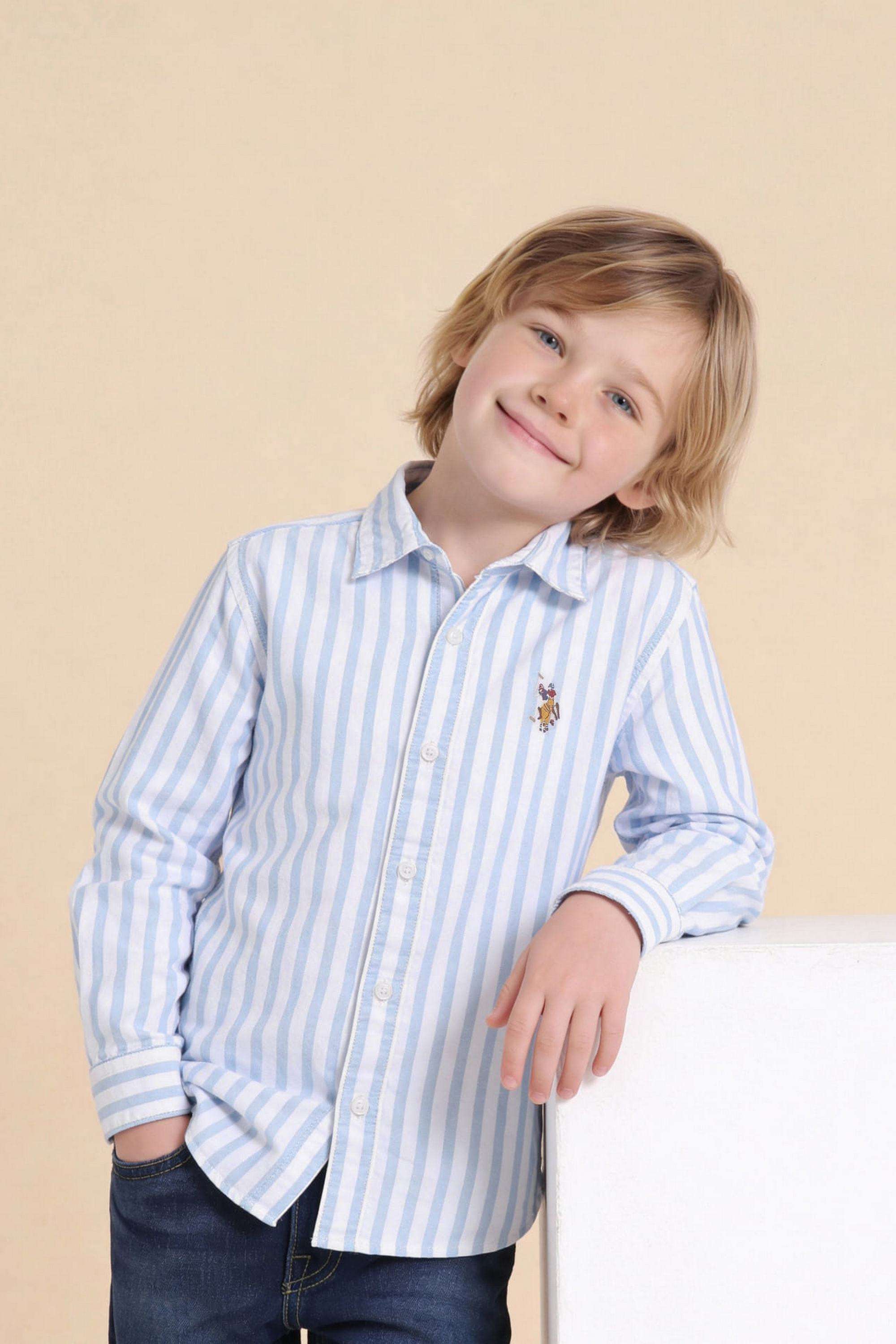 Stripes-Cotton-Boys-Shirt