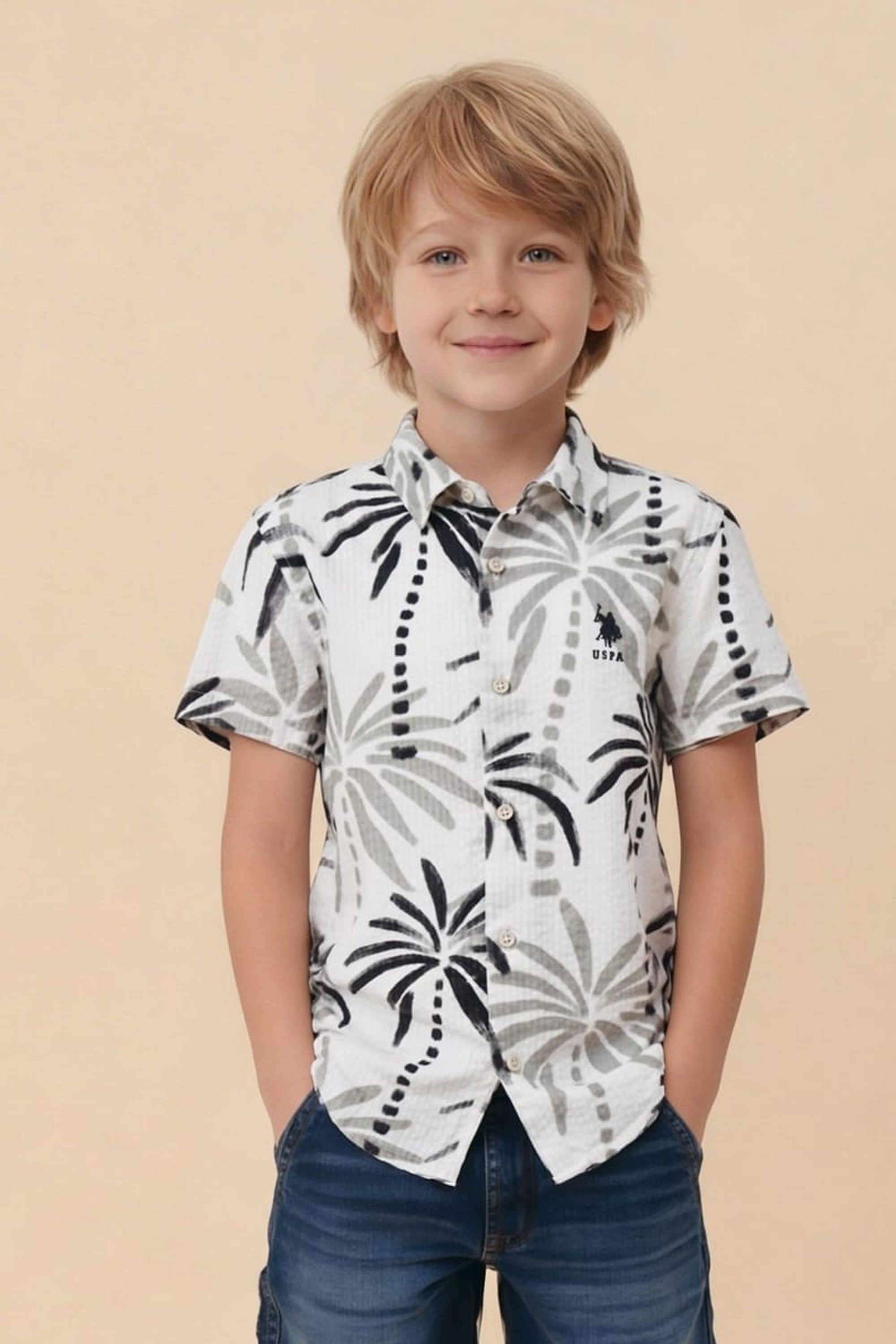 Printed-Cotton-Collared-Boys-Shirt