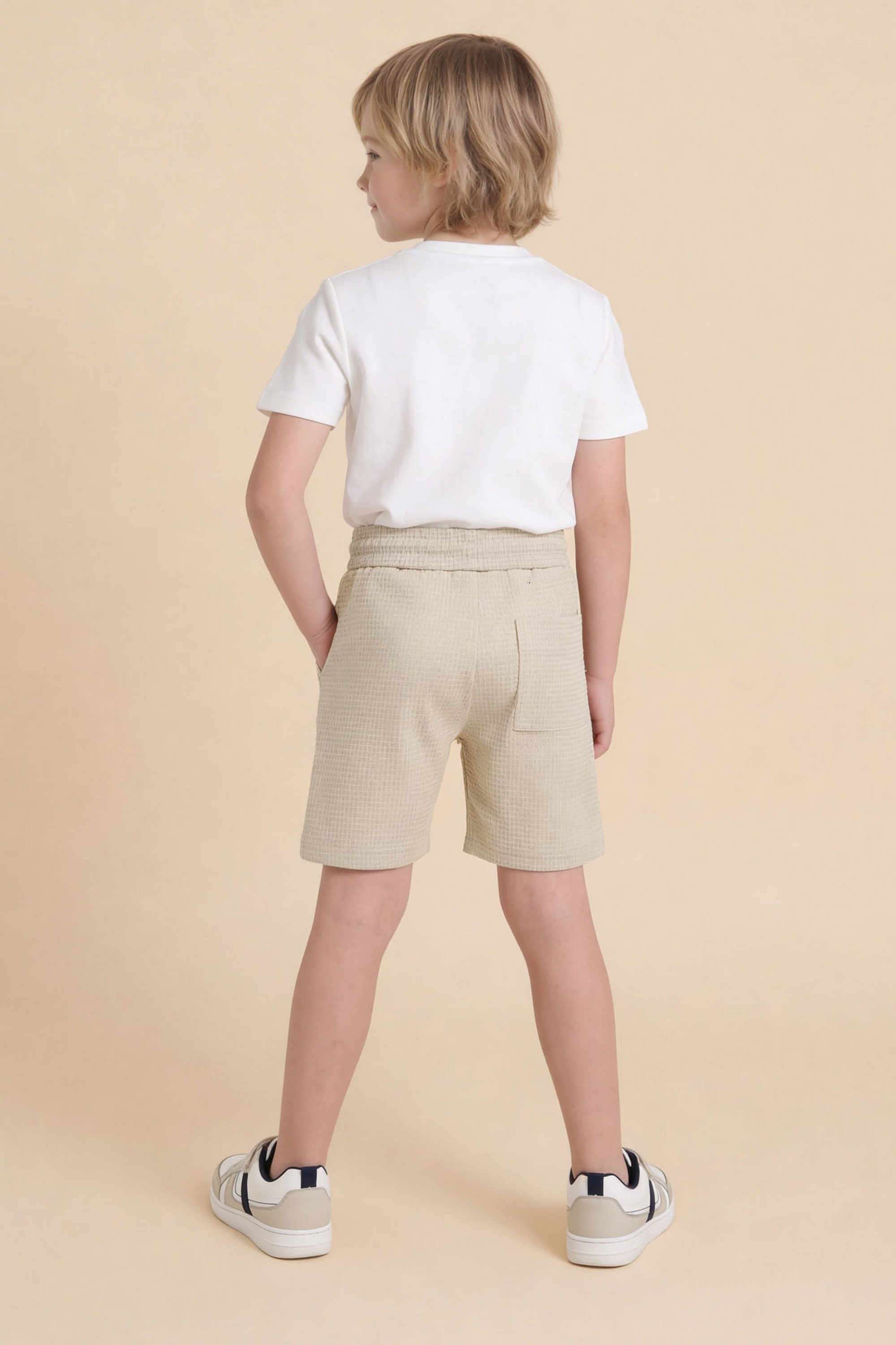 Knitted-Polyester-Regular-fit-Boys-Shorts