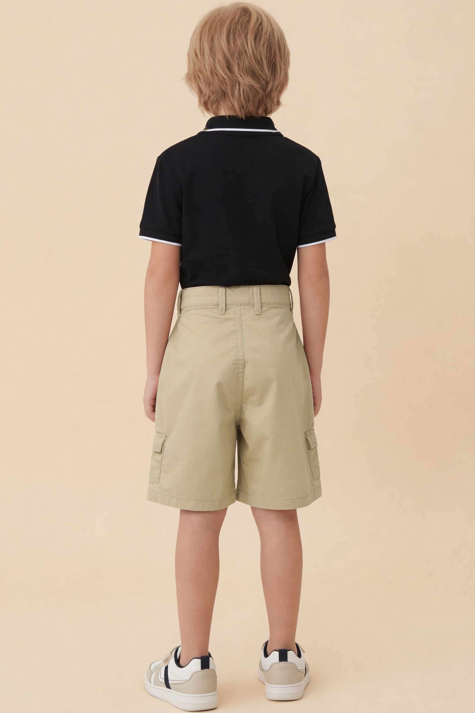 Solid-Cotton-Relaxed-fit-Boys-Shorts
