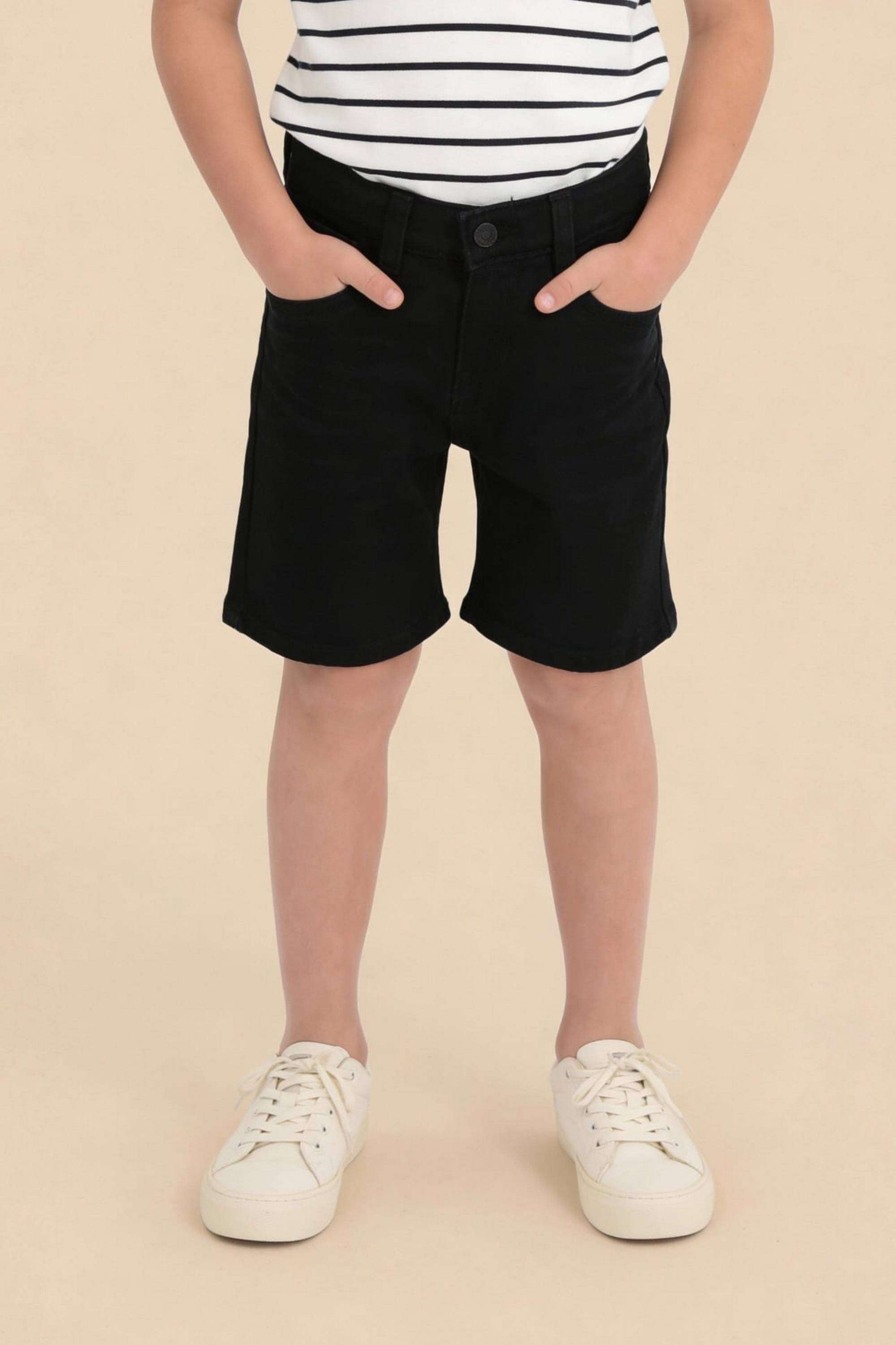 Solid-Cotton-Regular-fit-Boys-Shorts