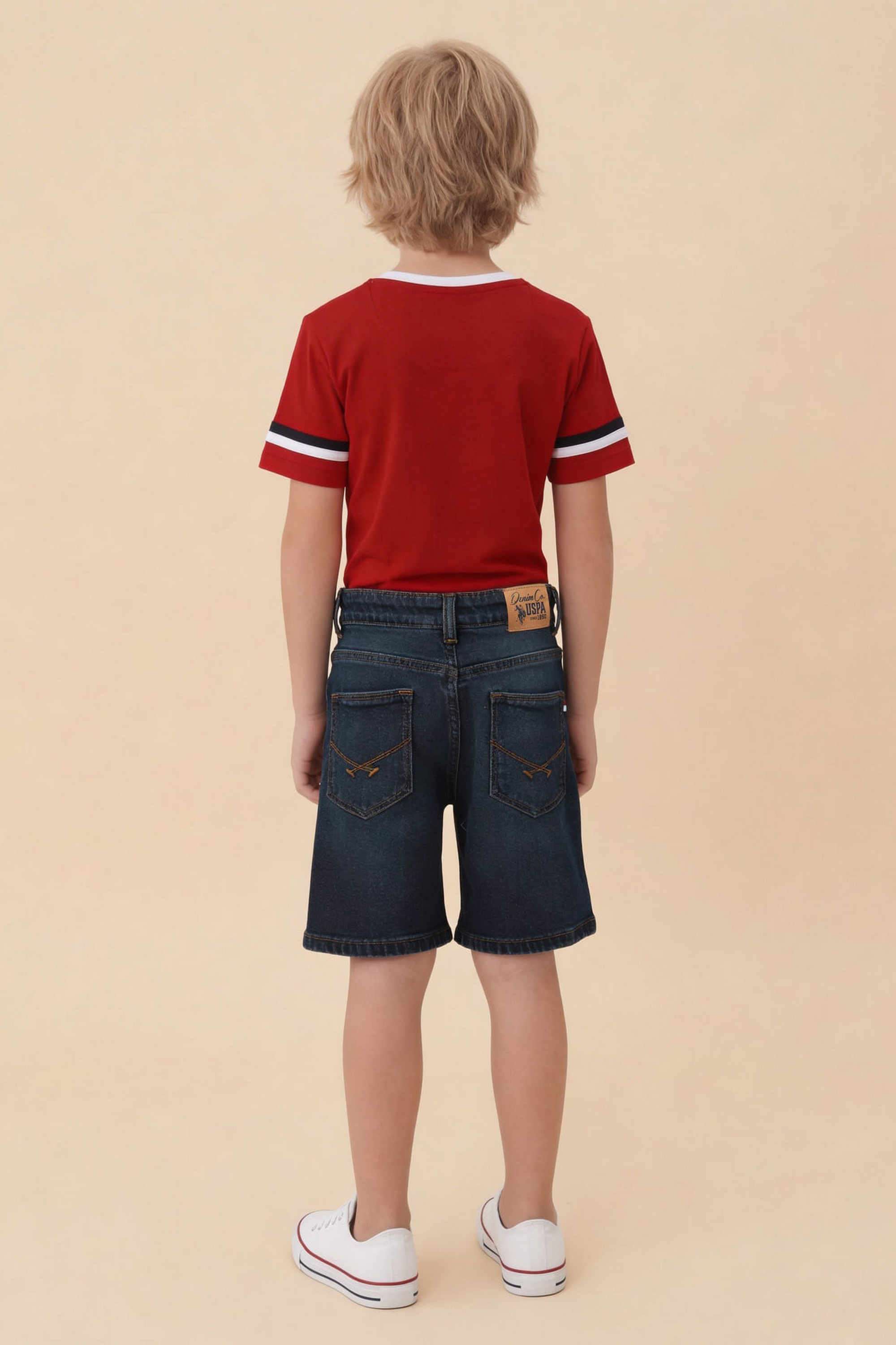 Solid-Cotton-Regular-fit-Boys-Shorts