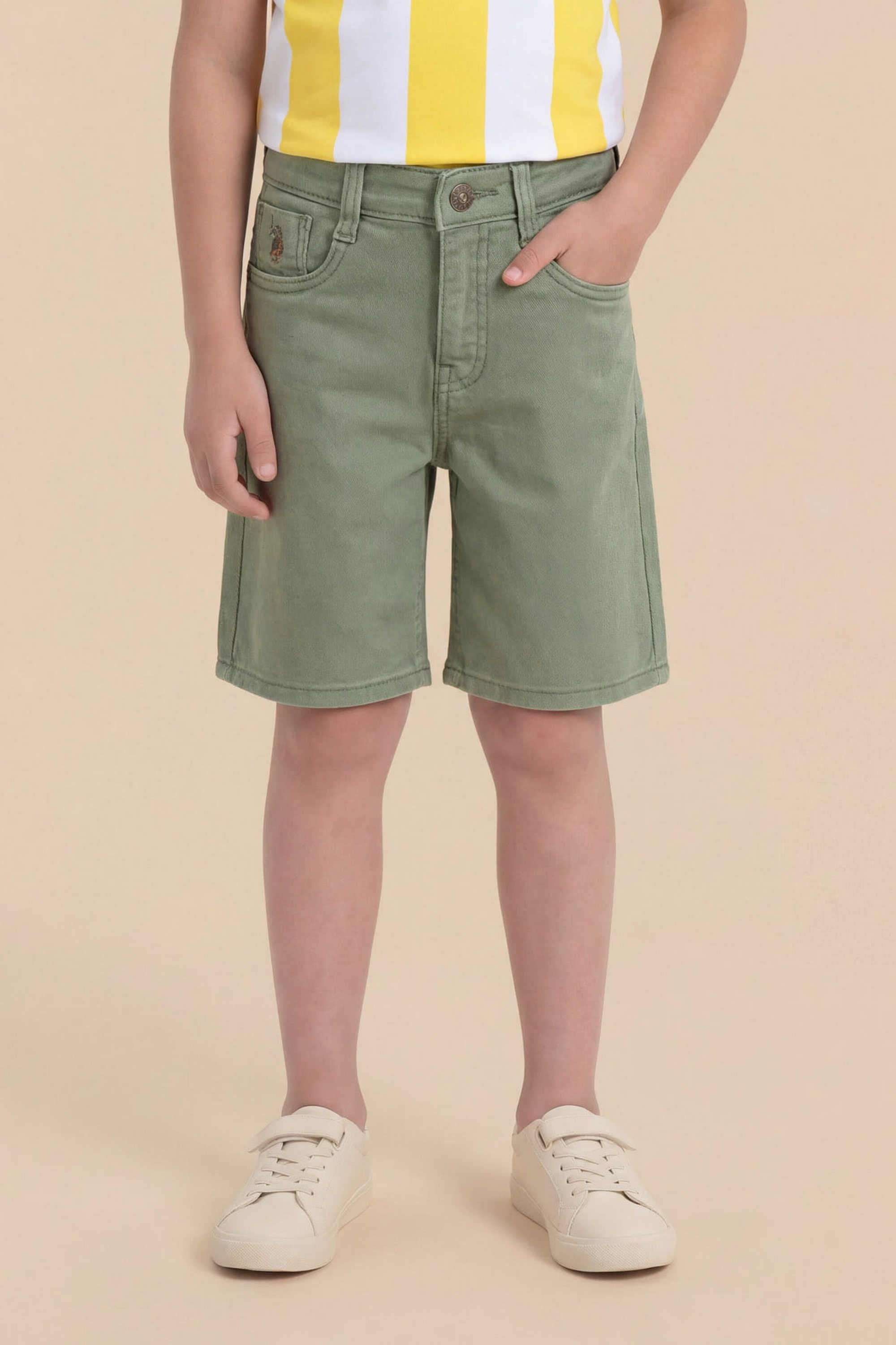 Solid-Cotton-Regular-Fit-Boys-Shorts