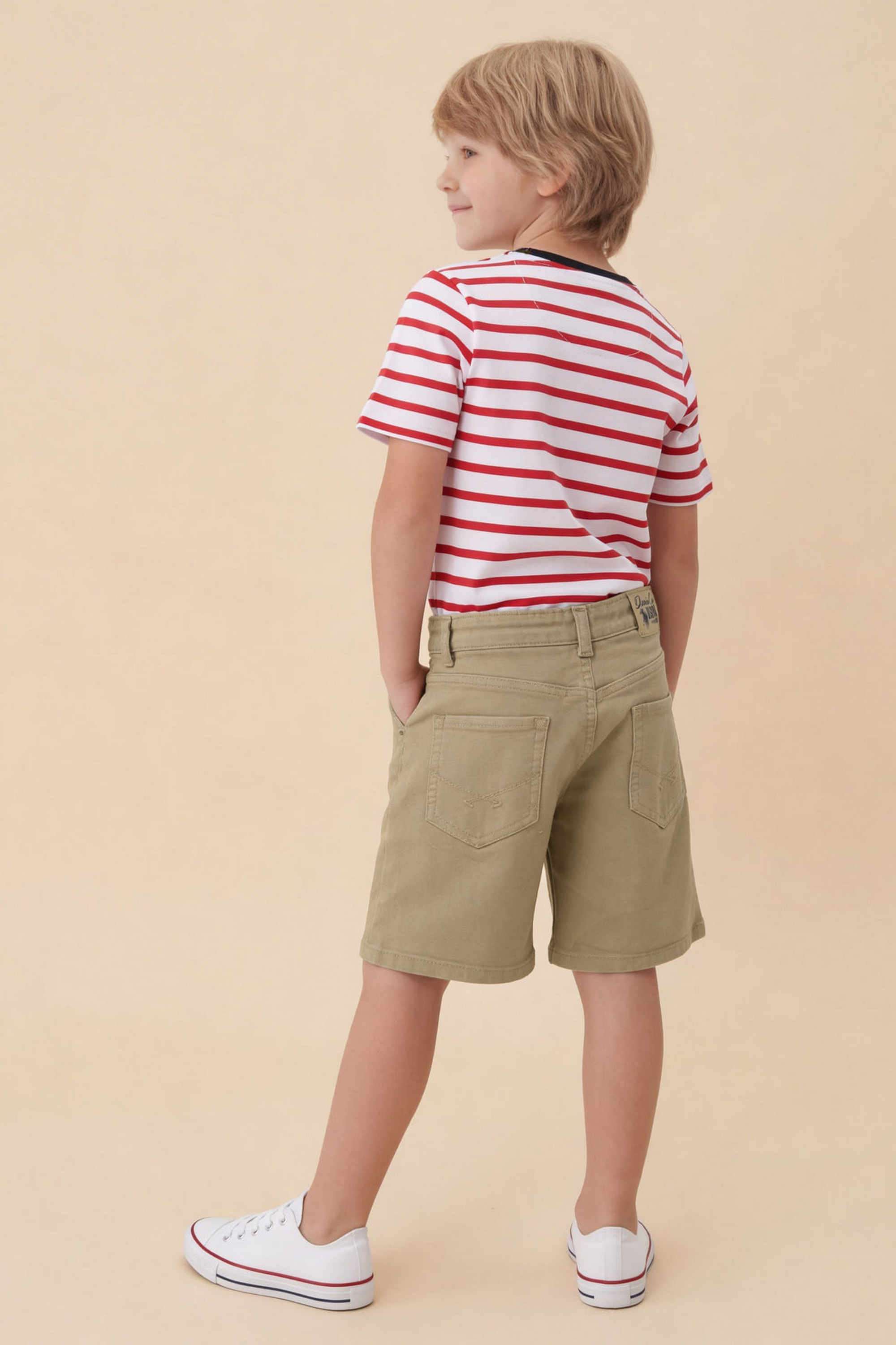 Solid-Cotton-Regular-fit-Boys-Shorts