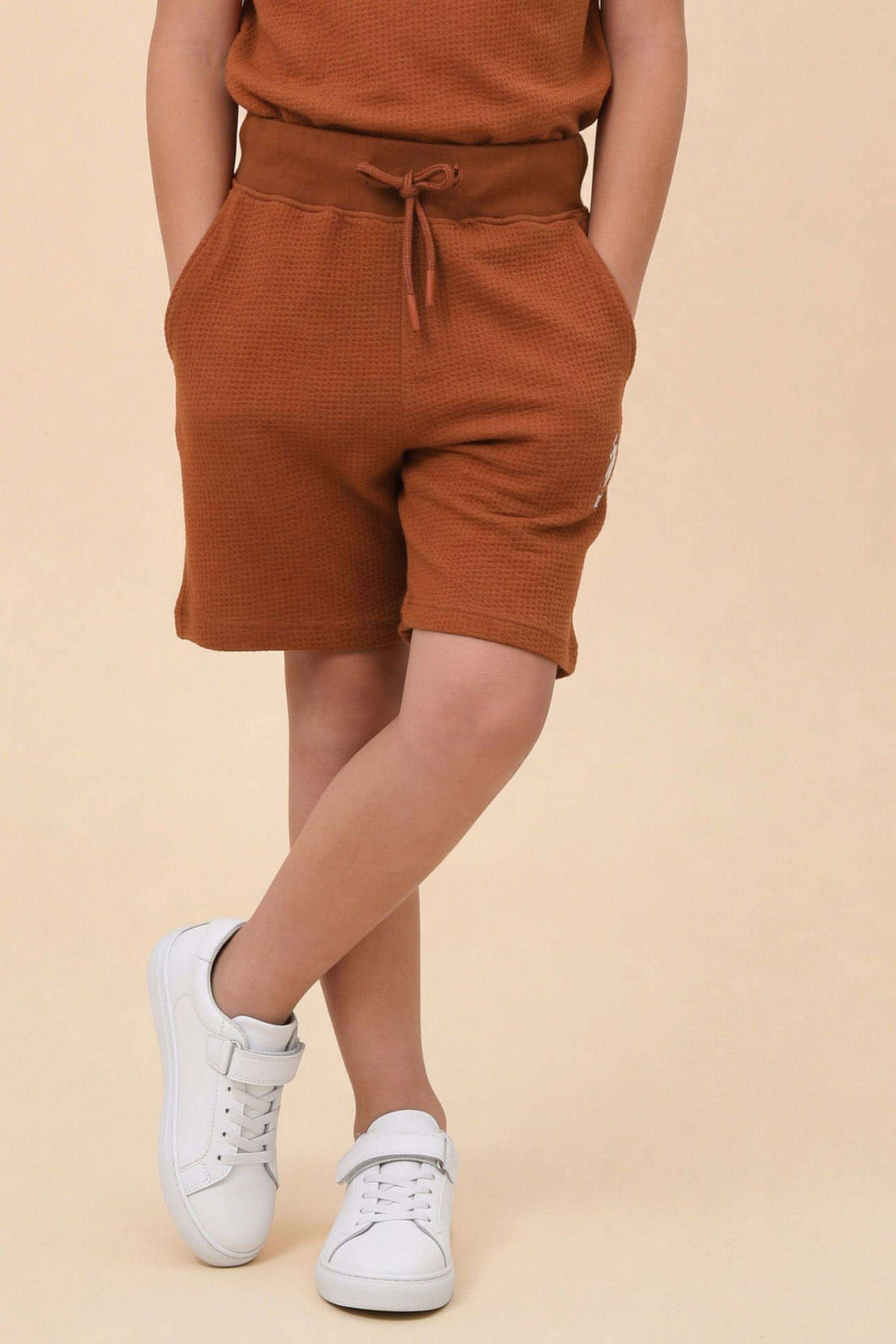 Knitted-Cotton-Regular-Fit-Boys-Shorts