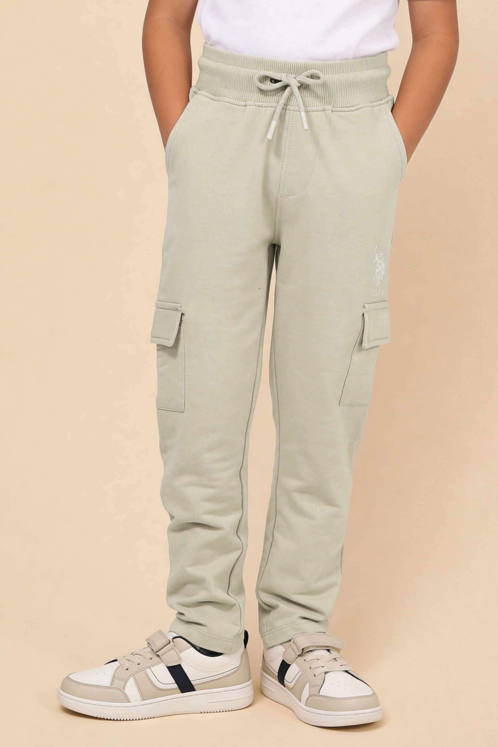 Solid-Cotton-Regular-fit-Boys-Track-Pants