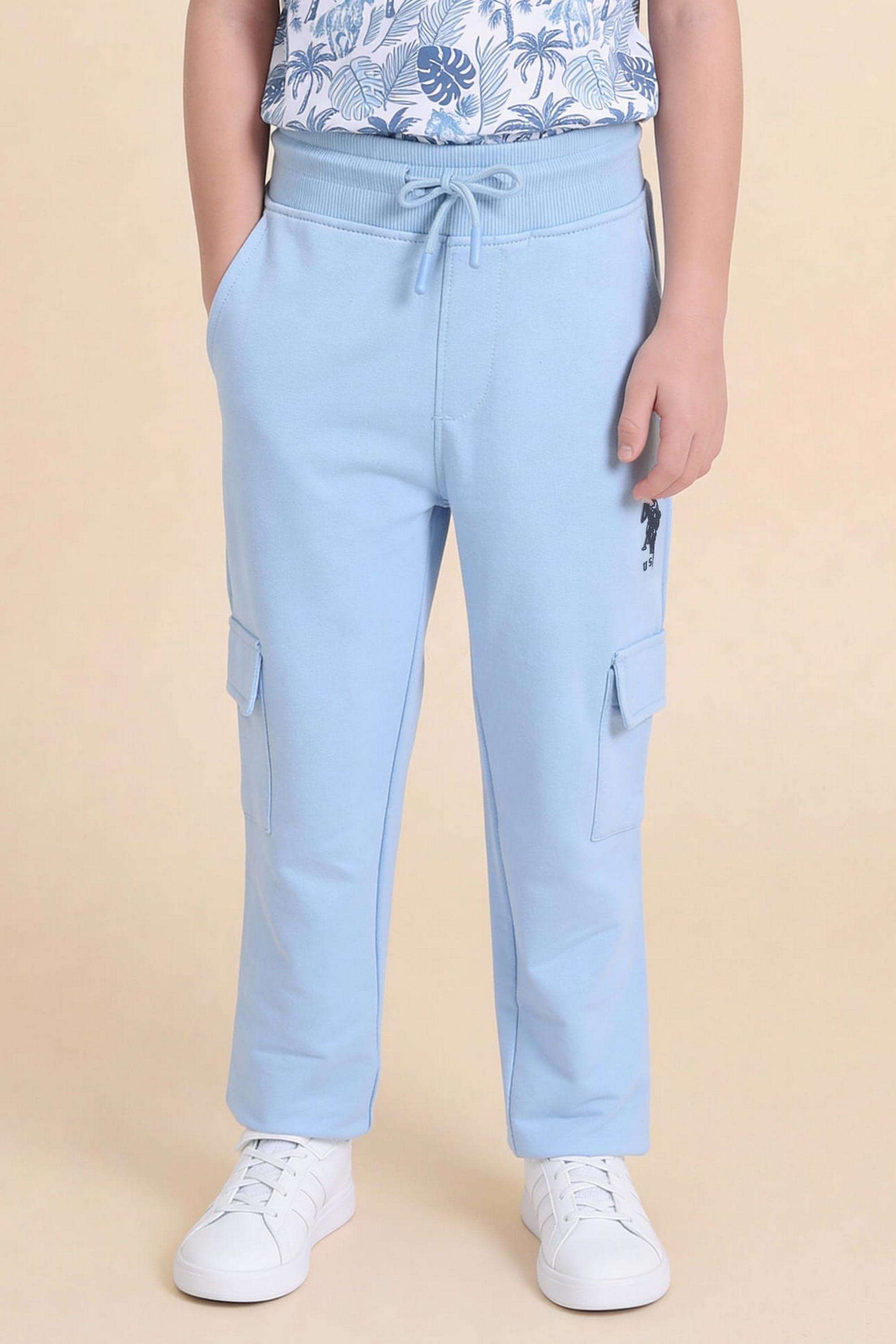 Solid-Cotton-Regular-fit-Boys-Track-Pants